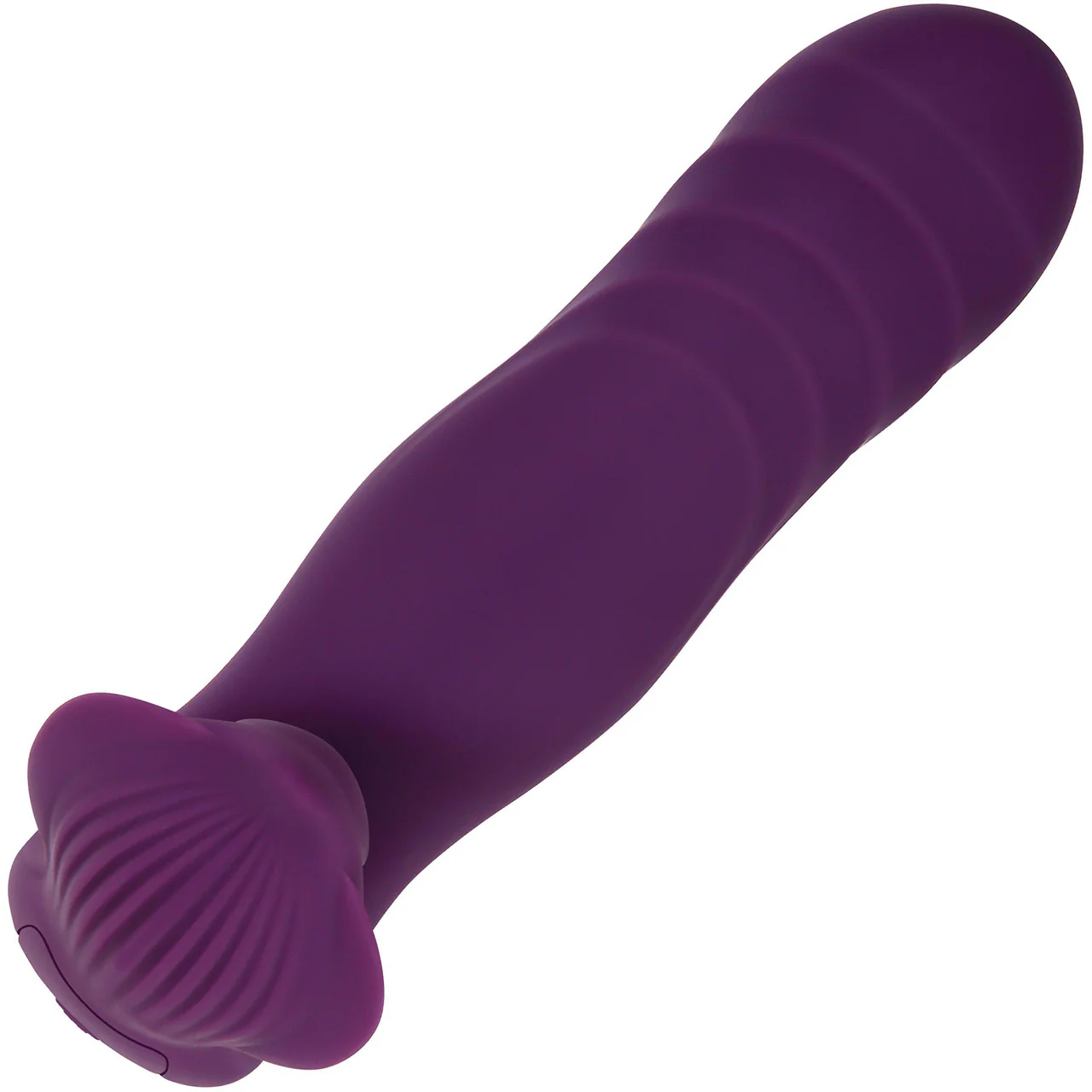 Gender X Velvet Hammer Rechargeable Silicone Wearable Dual Stimulation Vibrator With Remote - Purple - Image 5