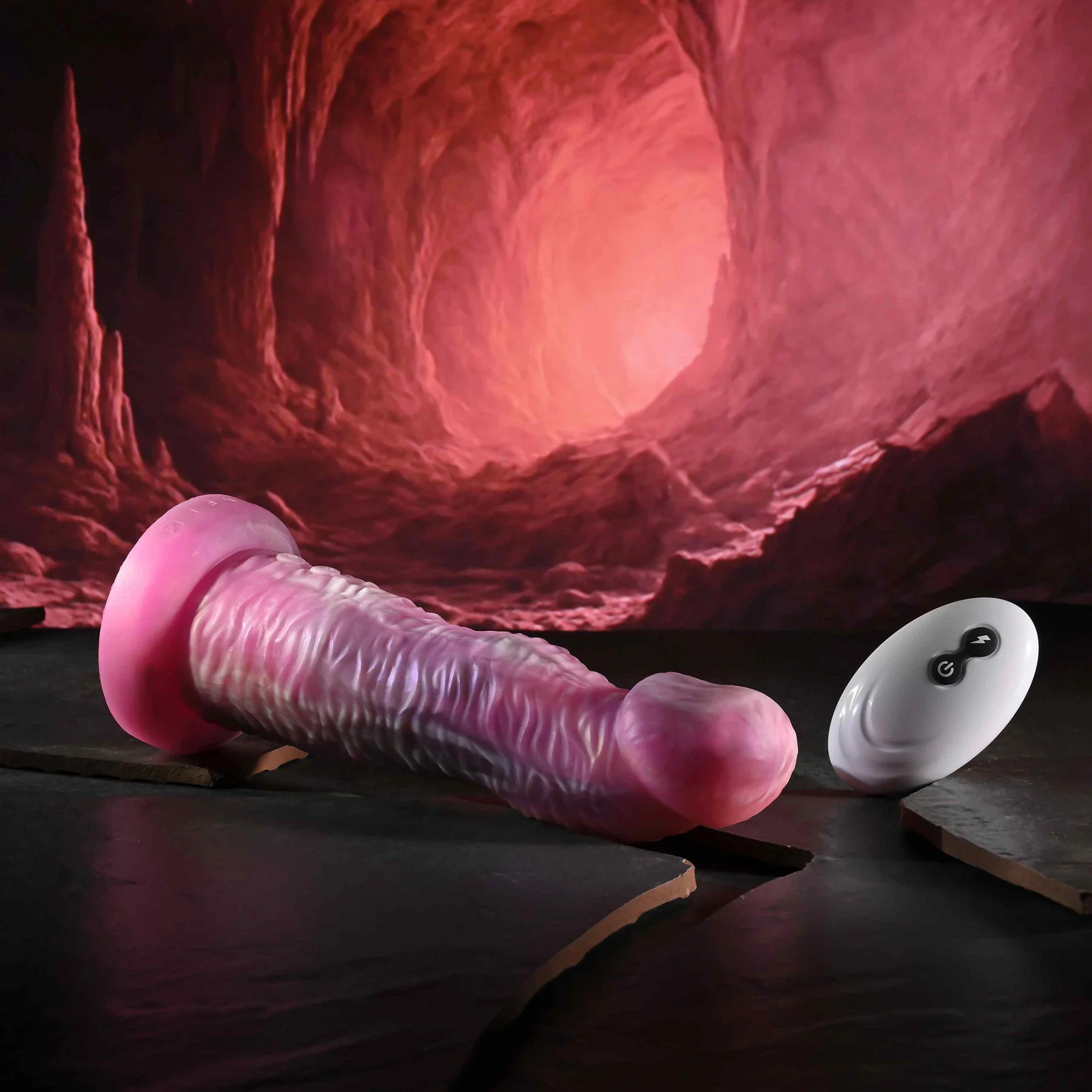 Gender X Whimsical 8.25" Silicone Vibrating Dildo With Remote - Image 10
