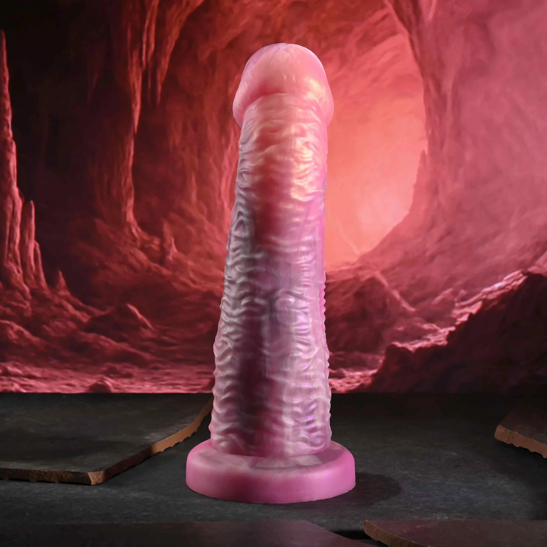 Gender X Whimsical 8.25" Silicone Vibrating Dildo With Remote - Image 4