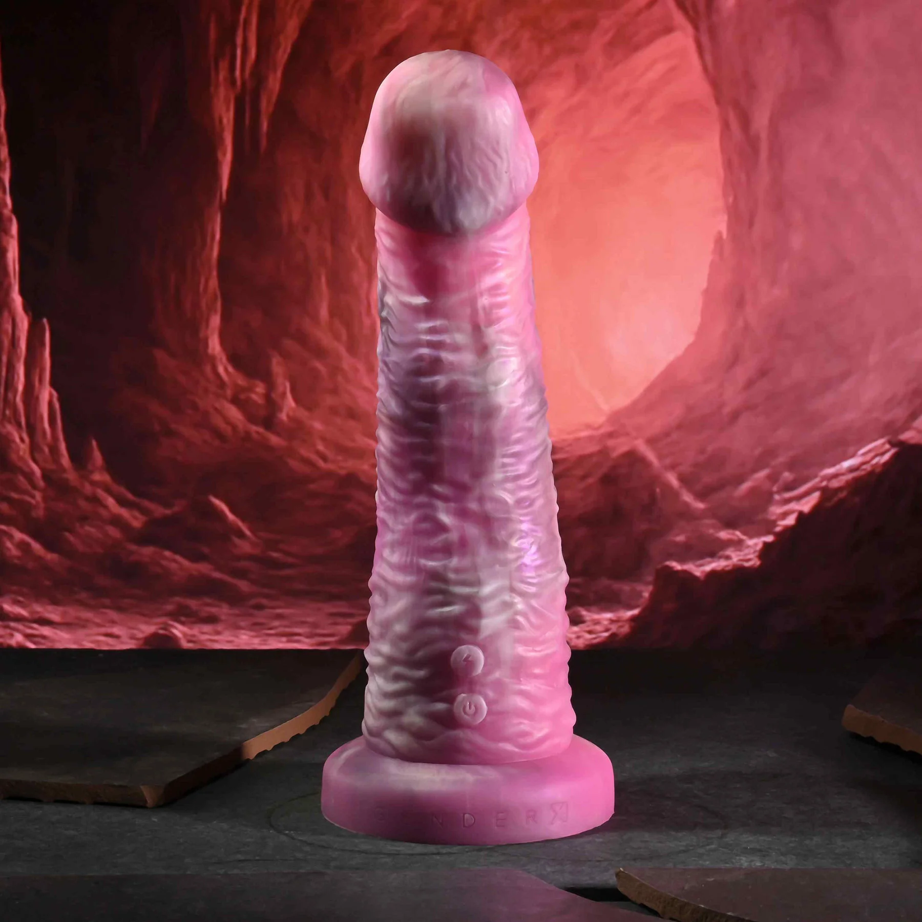 Gender X Whimsical 8.25" Silicone Vibrating Dildo With Remote - Image 8