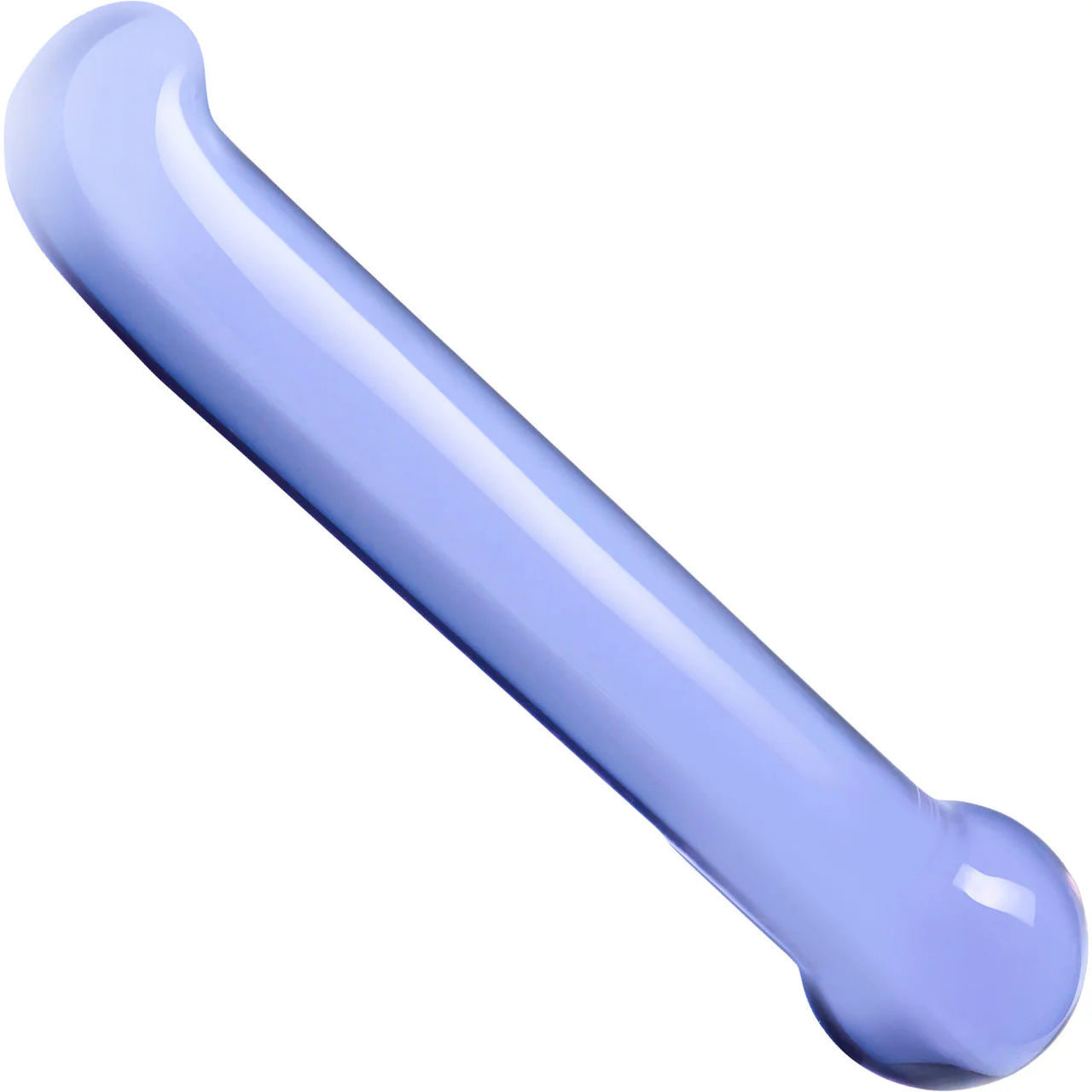 Gläs Purple G-Spot Tickler Glass Dildo - Image 2