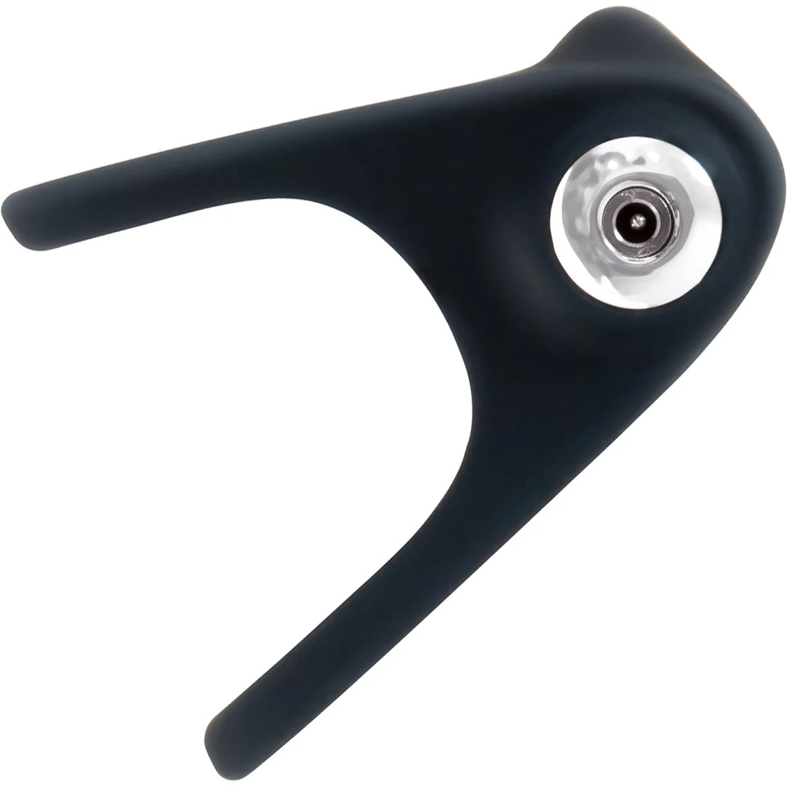 HARD Rechargeable Waterproof Silicone Vibrating Double C-Ring By VeDO - Black - Image 3