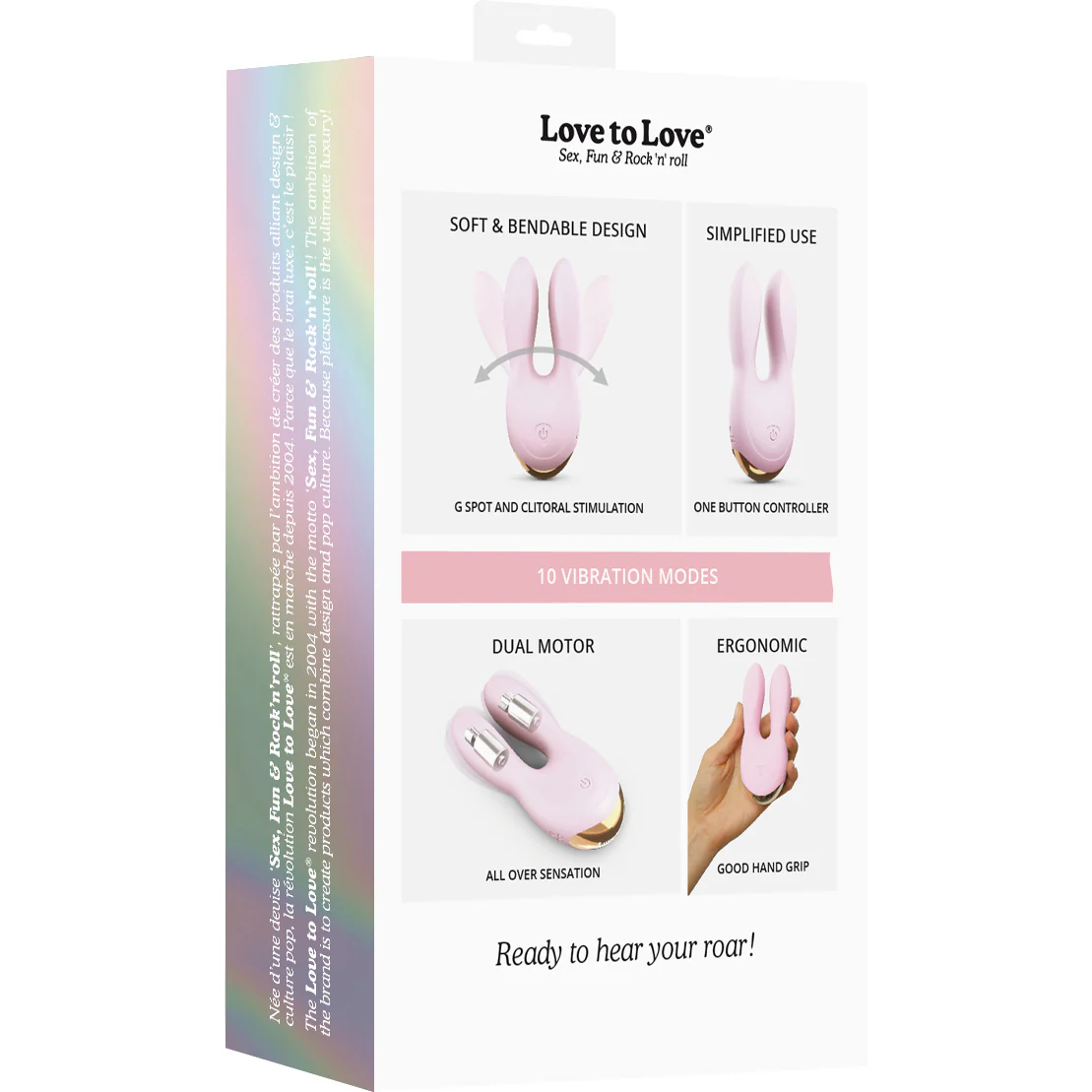 Hear Me Rechargeable Silicone Clitoral Stimulator By Love To Love - Image 12