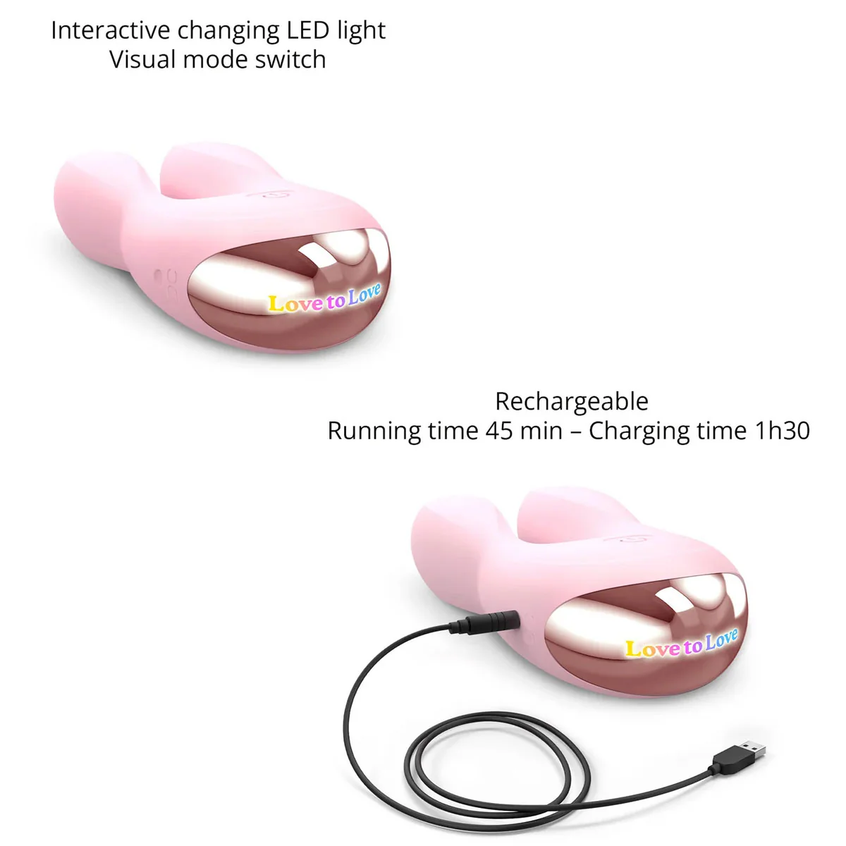 Hear Me Rechargeable Silicone Clitoral Stimulator By Love To Love - Image 9