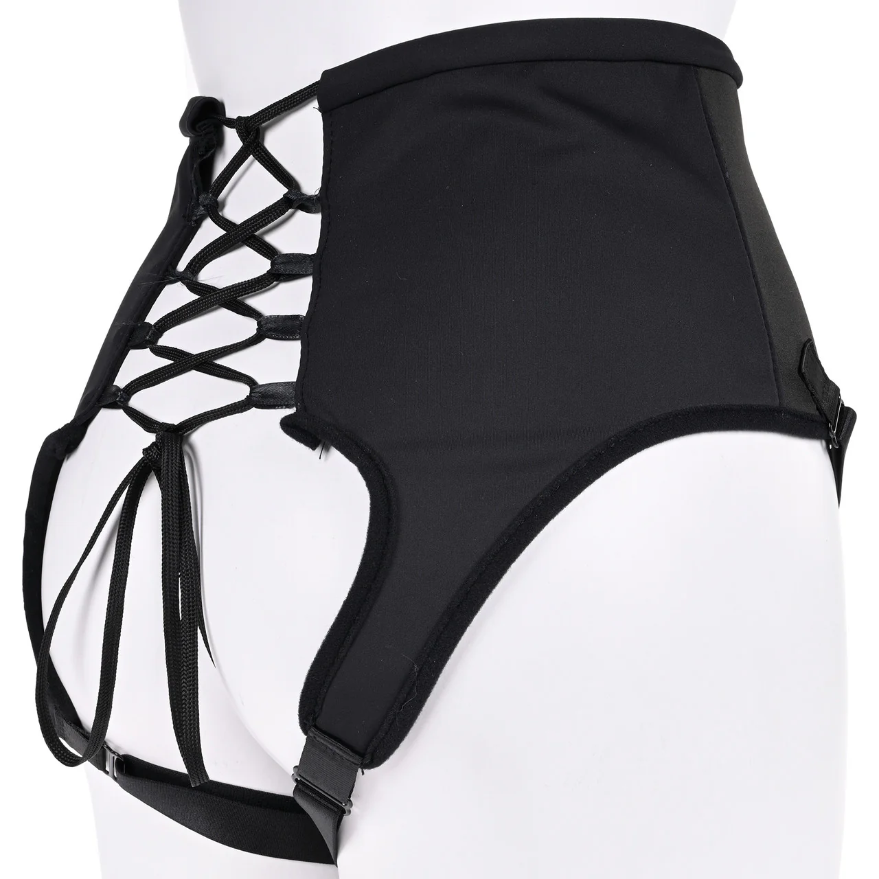 High Waisted Corset Strap-On Harness By Sportsheets - Image 12
