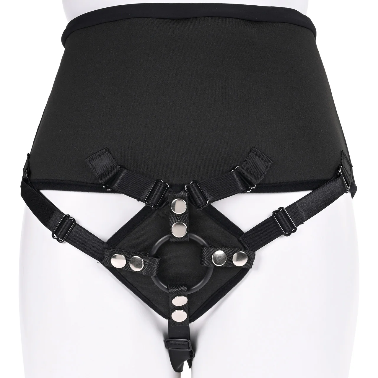 High Waisted Corset Strap-On Harness By Sportsheets - Image 6