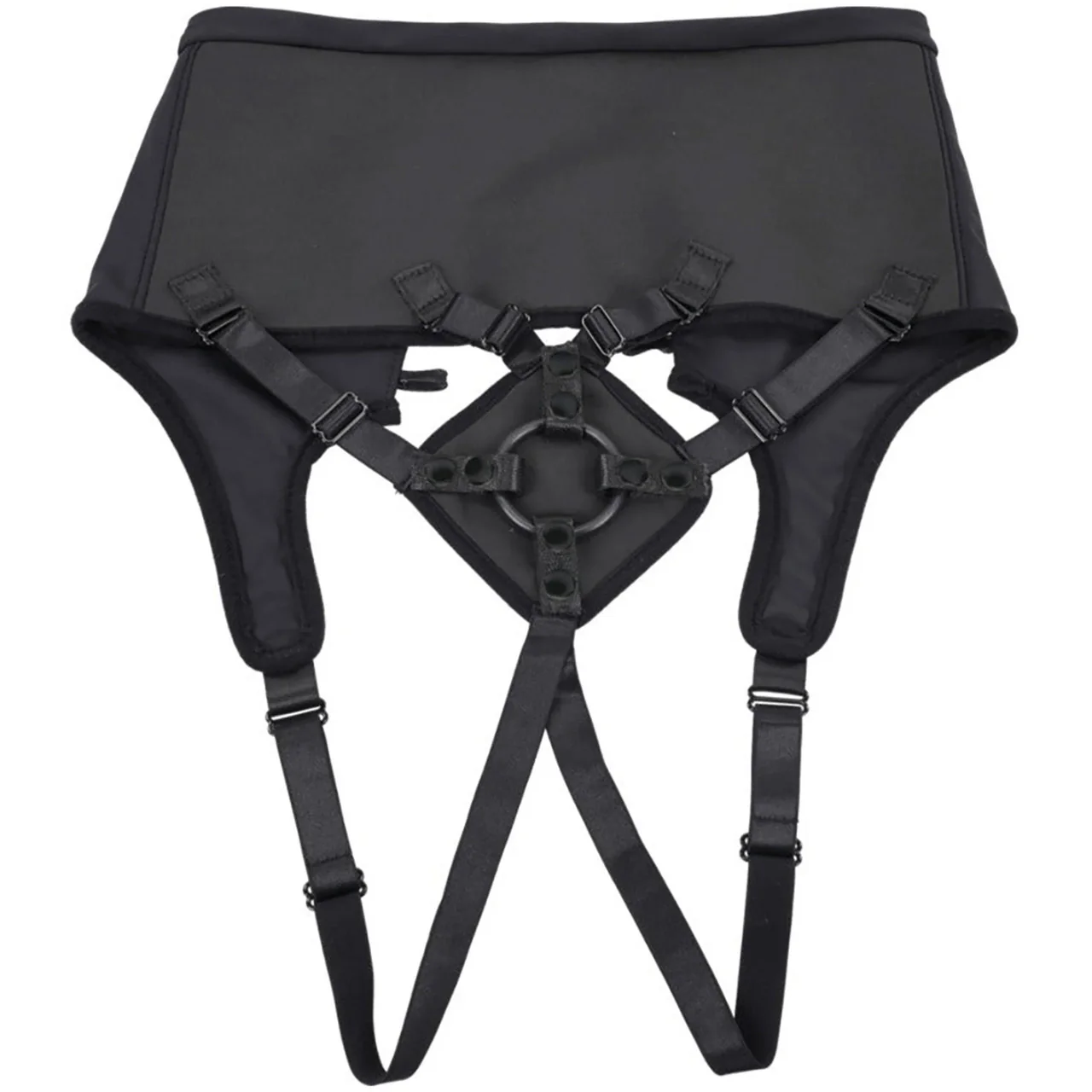 High Waisted Corset Strap-On Harness By Sportsheets - Image 9