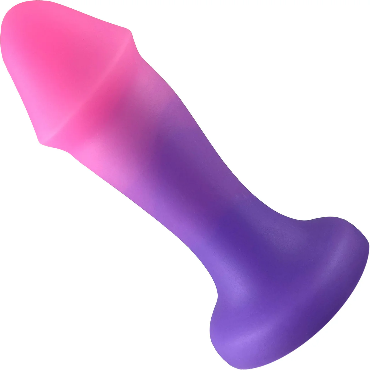 Hole Punch Fluke Silicone Dildo / Butt Plug - Purple Hombre - Image 2