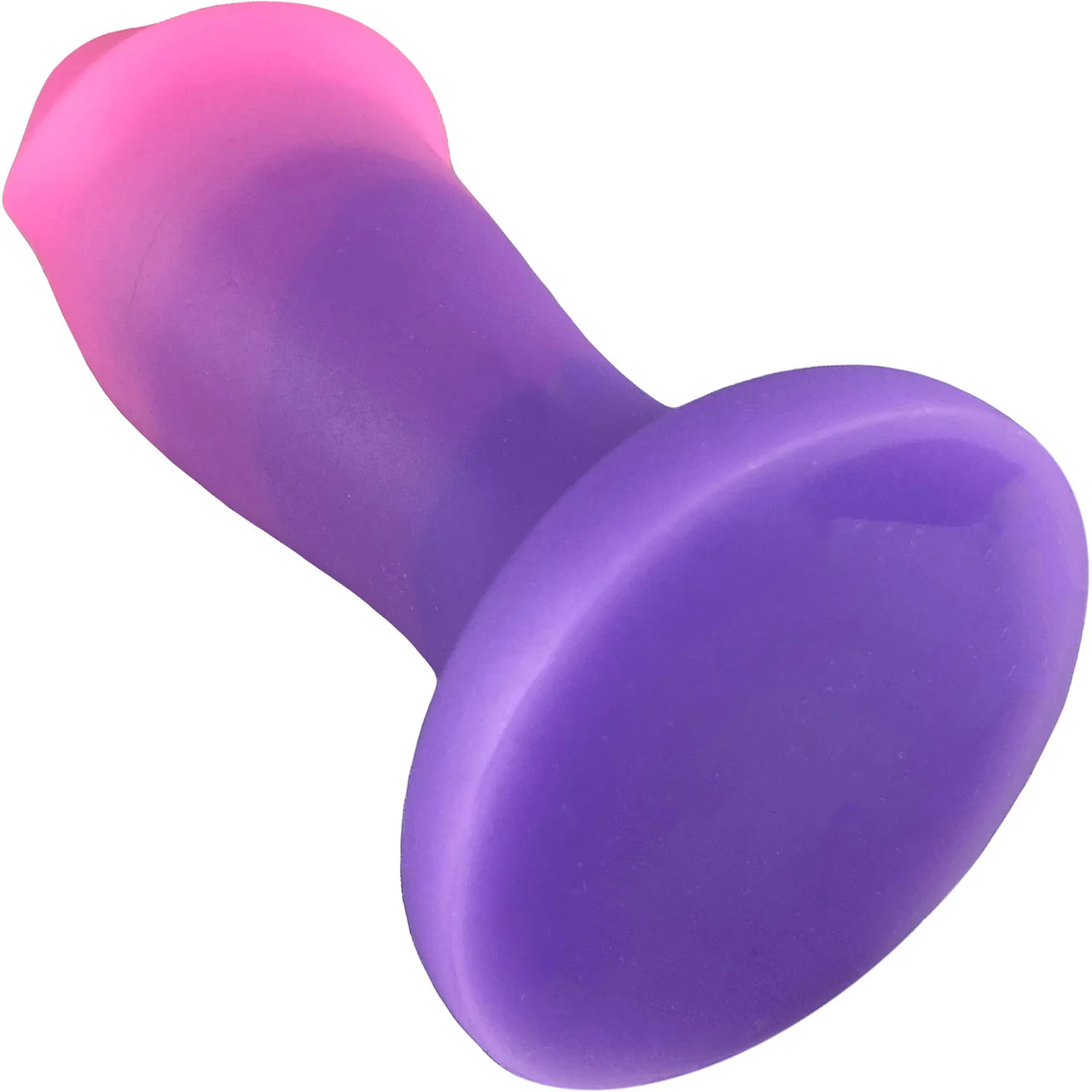 Hole Punch Fluke Silicone Dildo / Butt Plug - Purple Hombre - Image 5