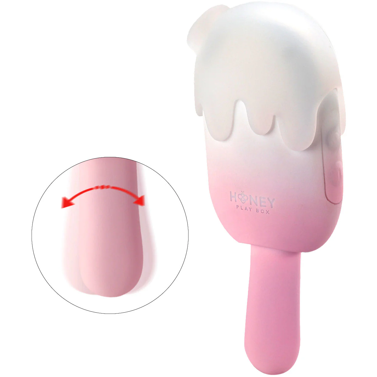 Honey Play Box BITE ME Sucking Tapping & Vibrating Cream Pop Clit Stimulator - Image 8