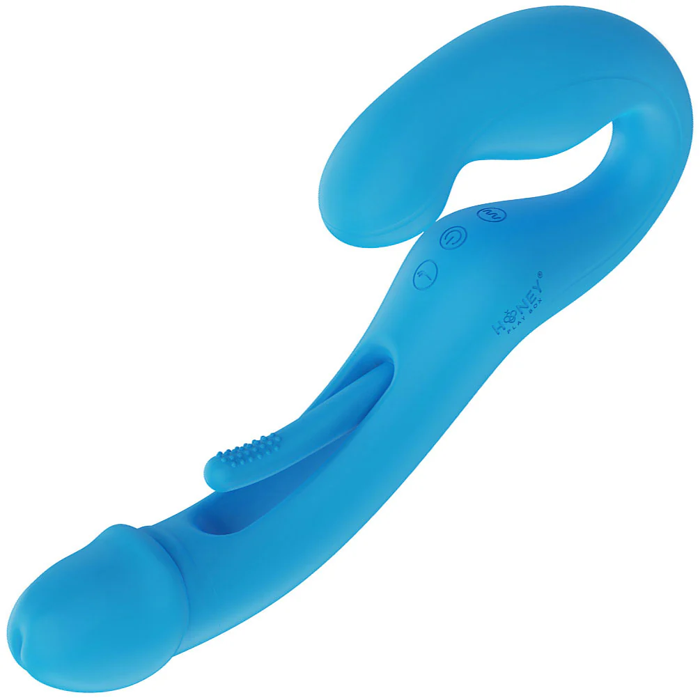 Honey Play Box Harmony Duo App Enabled Tapping Finger Silicone Strapless Strap-On - Image 3