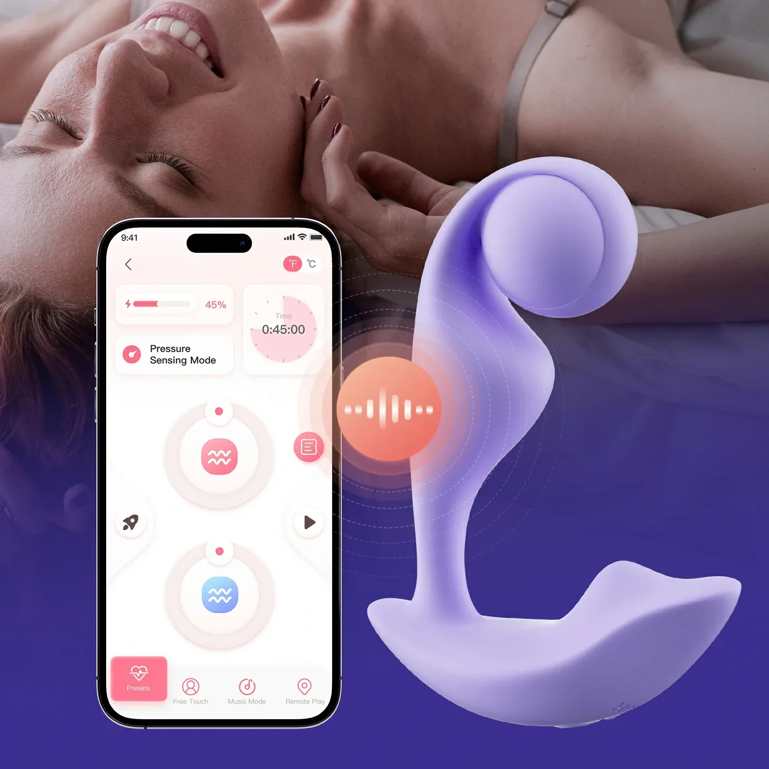 Honey Play Box Trill Wearable Single Ball App Enabled Silicone Dual Stimulation Vibrator - Image 6