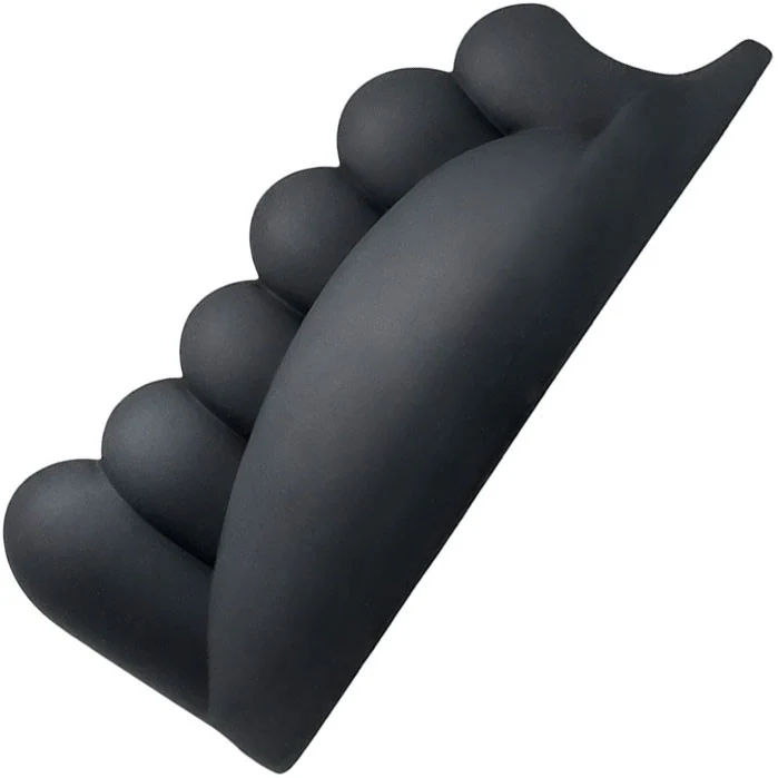 Honeybunch Soft Silicone Dildo Base with Vibe Pocket for Harness Play By Banana Pants - Black - Image 6