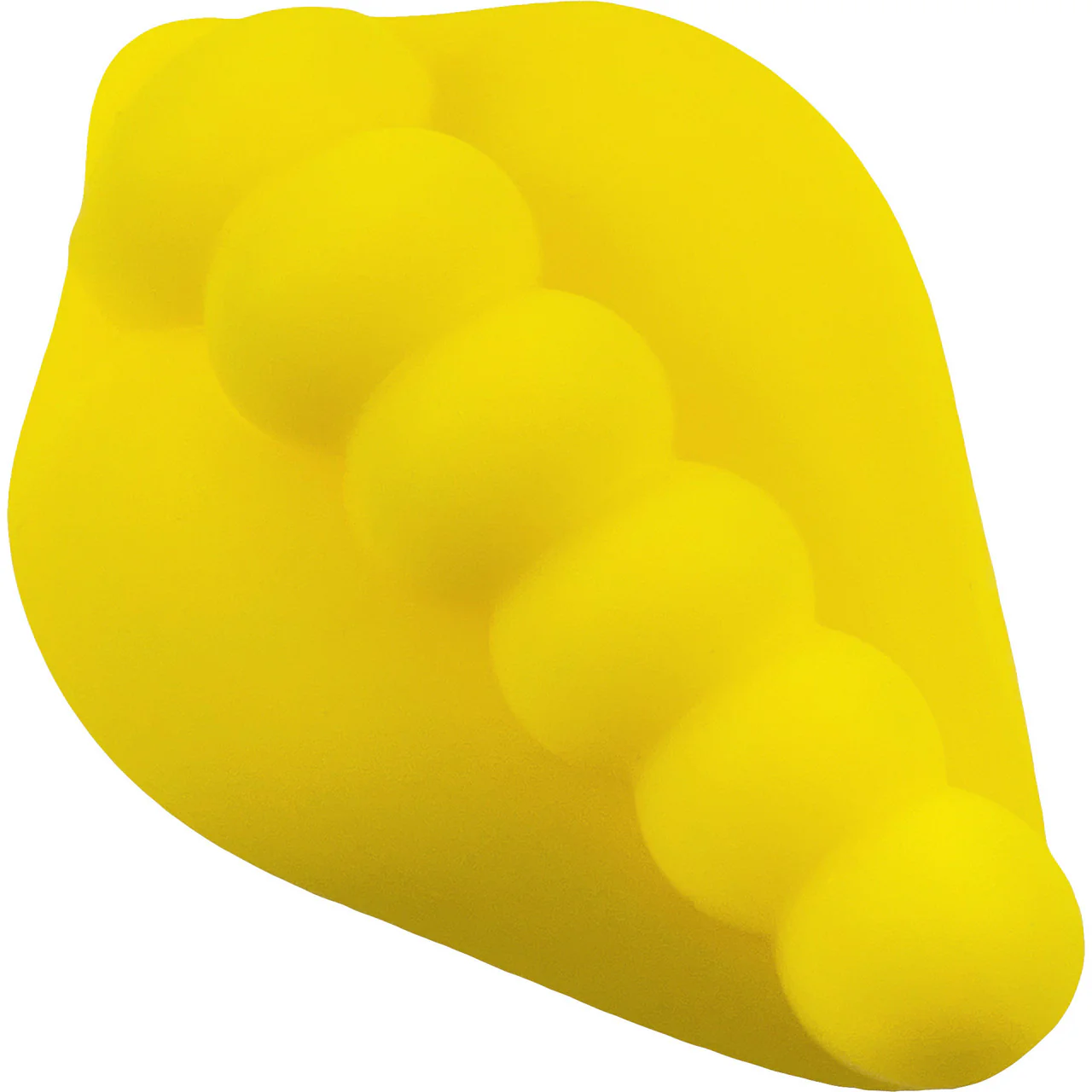 Honeybunch Soft Silicone Dildo Base with Vibe Pocket for Harness Play By Banana Pants - Sunshine - Image 3