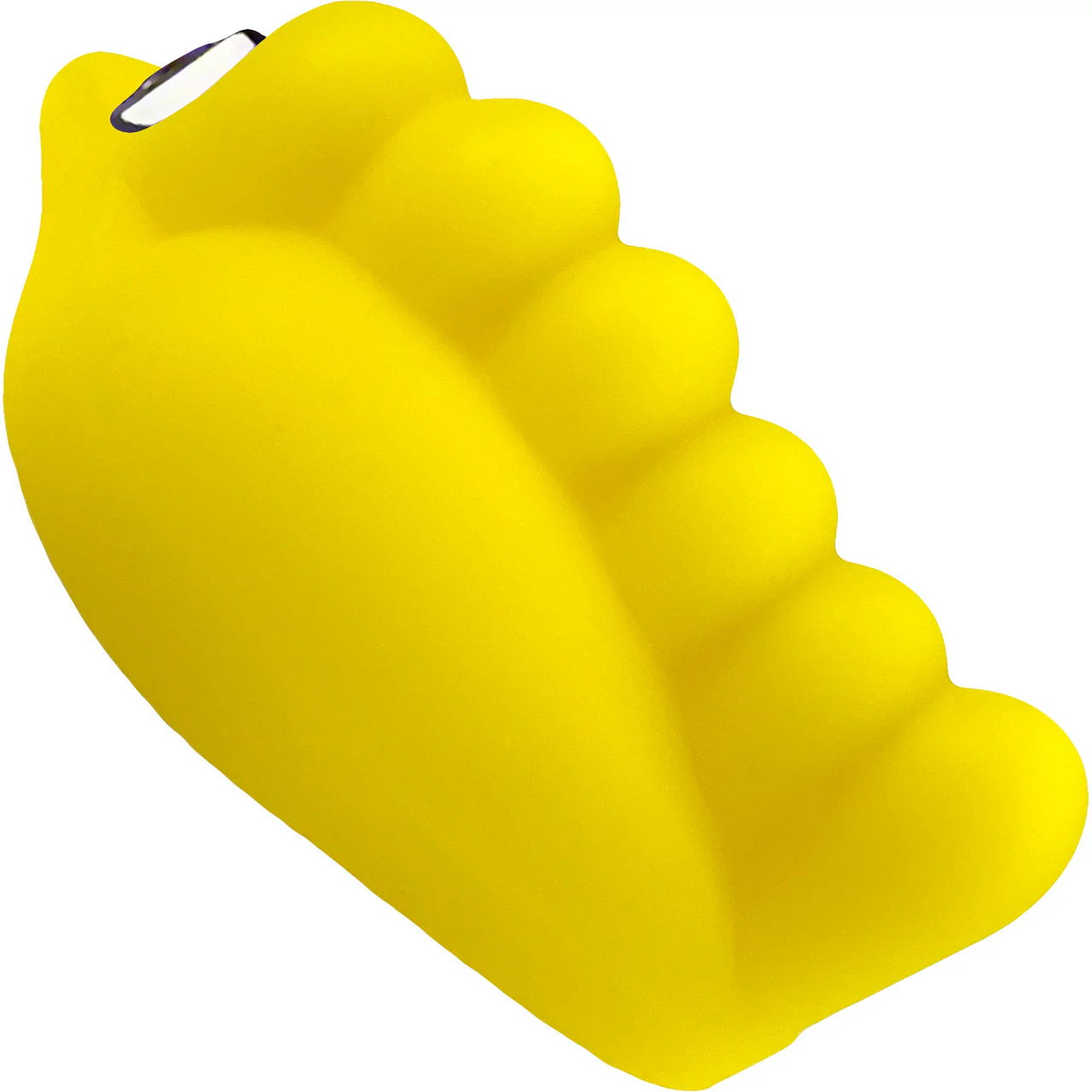 Honeybunch Soft Silicone Dildo Base with Vibe Pocket for Harness Play By Banana Pants - Sunshine - Image 8