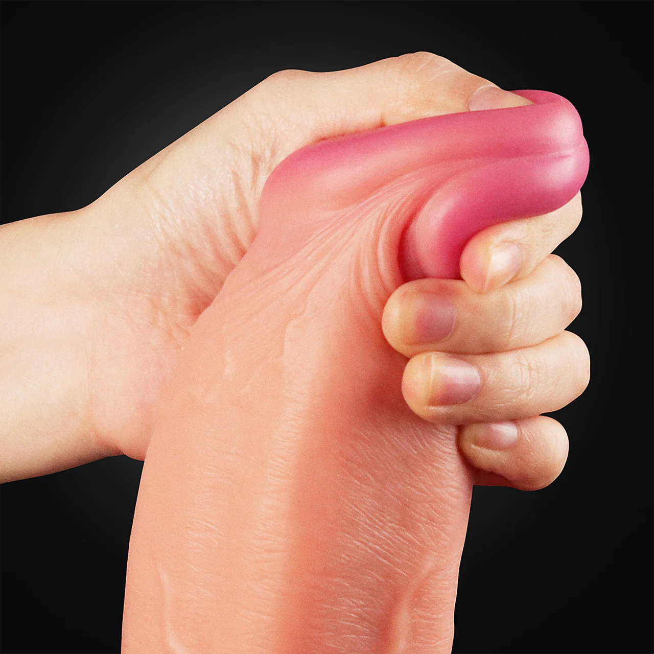 Horus Lupercal XL 9" Realistic Dual Density Silicone Dildo With Suction Cup & Balls By Pleasure Engine - Image 9