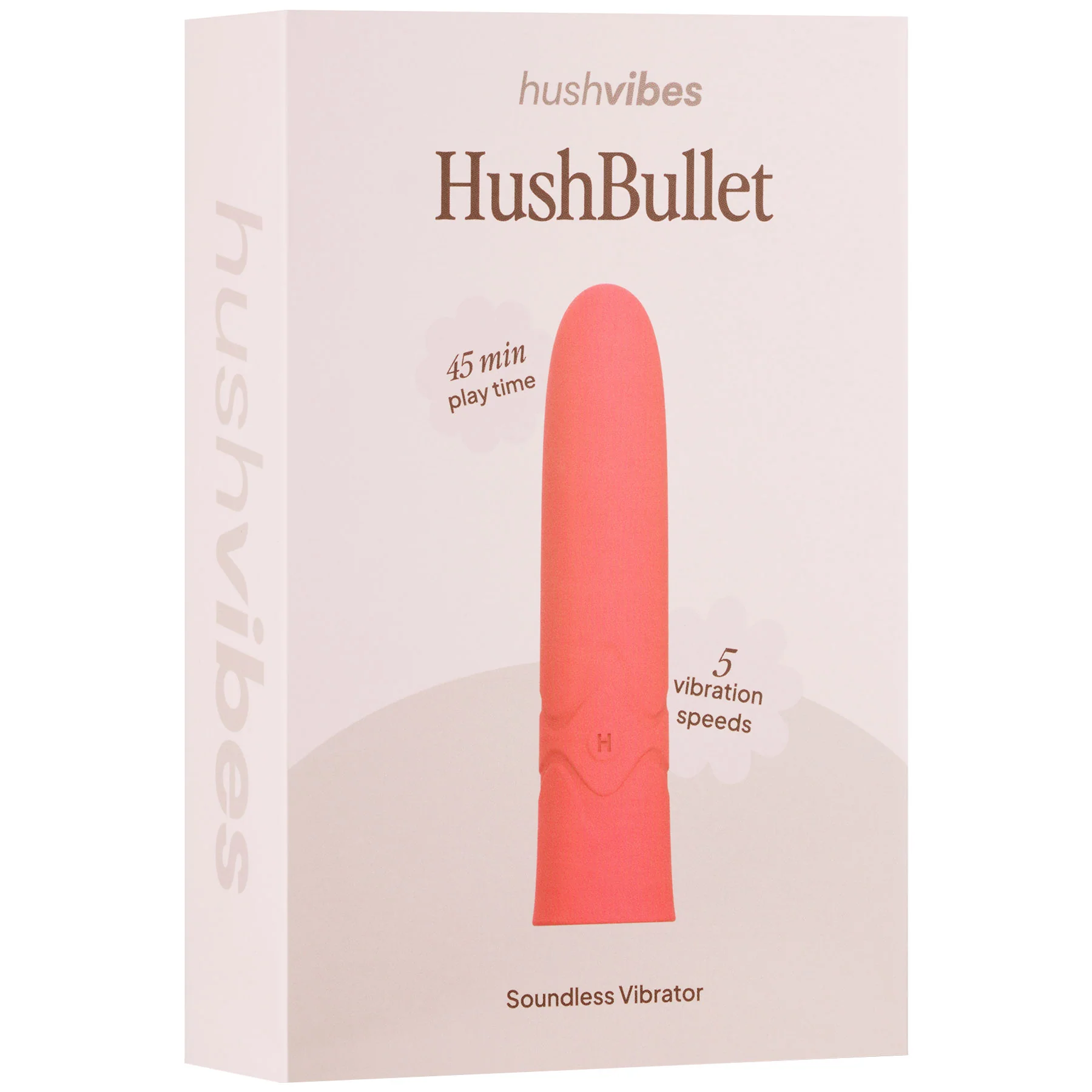 Hushvibes HushBullet™ Silent Silicone Waterproof Rechargeable Bullet Vibrator - Image 2
