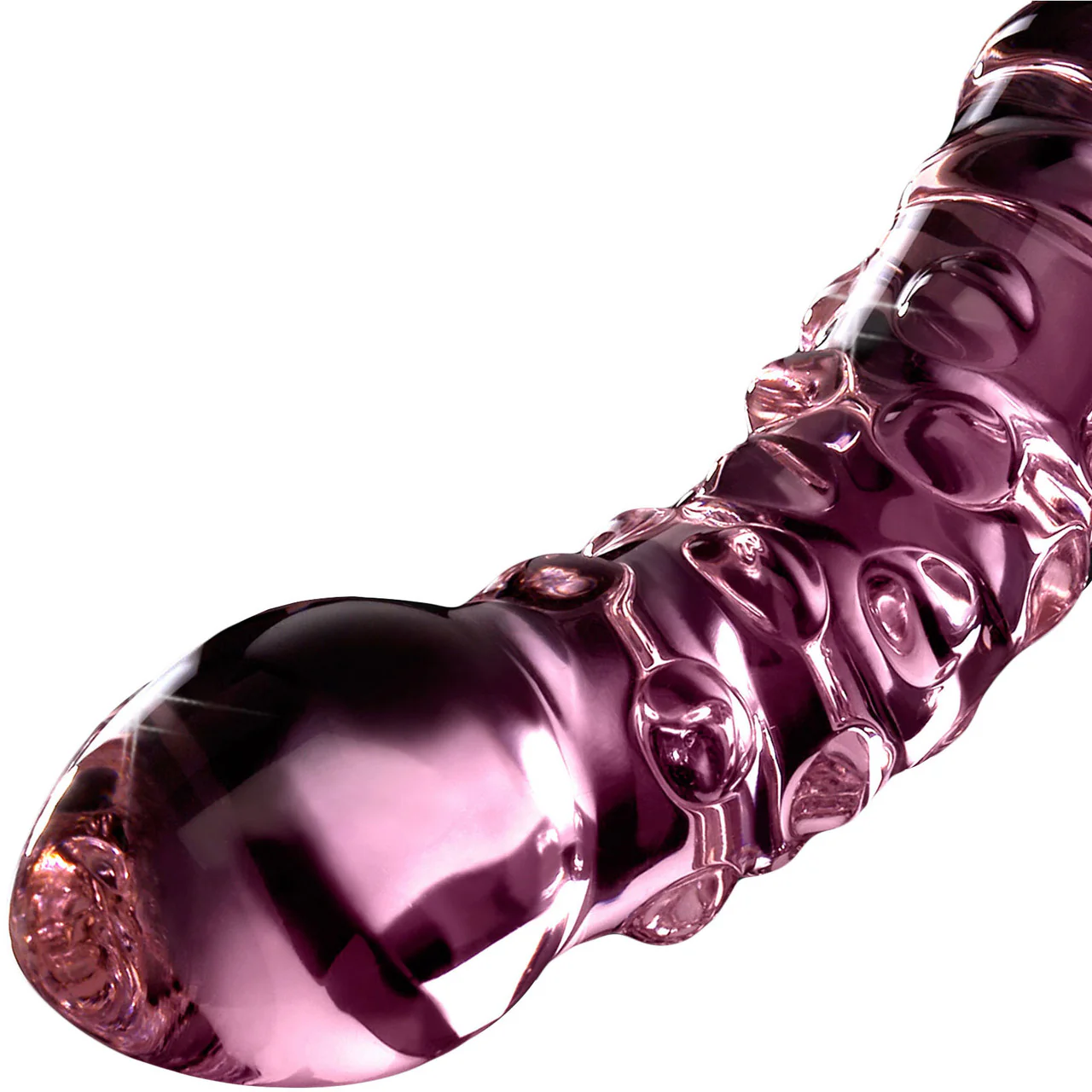 Icicles No. 55 Pink Glass G-Spot Dildo - Image 2