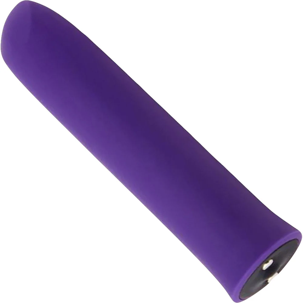Iconic 20 Function Rechargeable Silicone Waterproof Bullet Vibrator By Nu Sensuelle - Deep Purple - Image 2