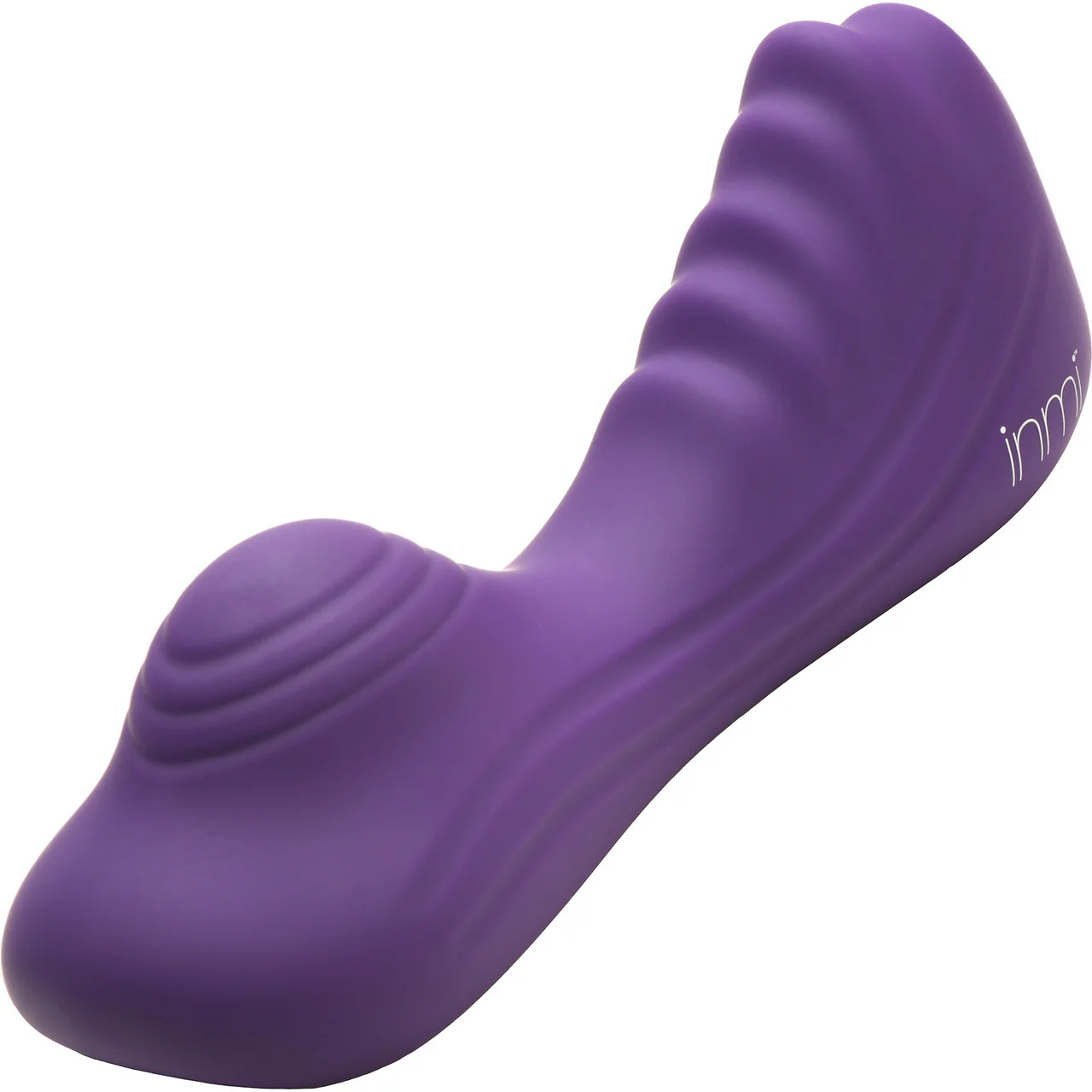 INMI Ride N' Grind 10X Rechargeable Waterproof Silicone Vibrating Grinder With Remote - Purple - Image 9