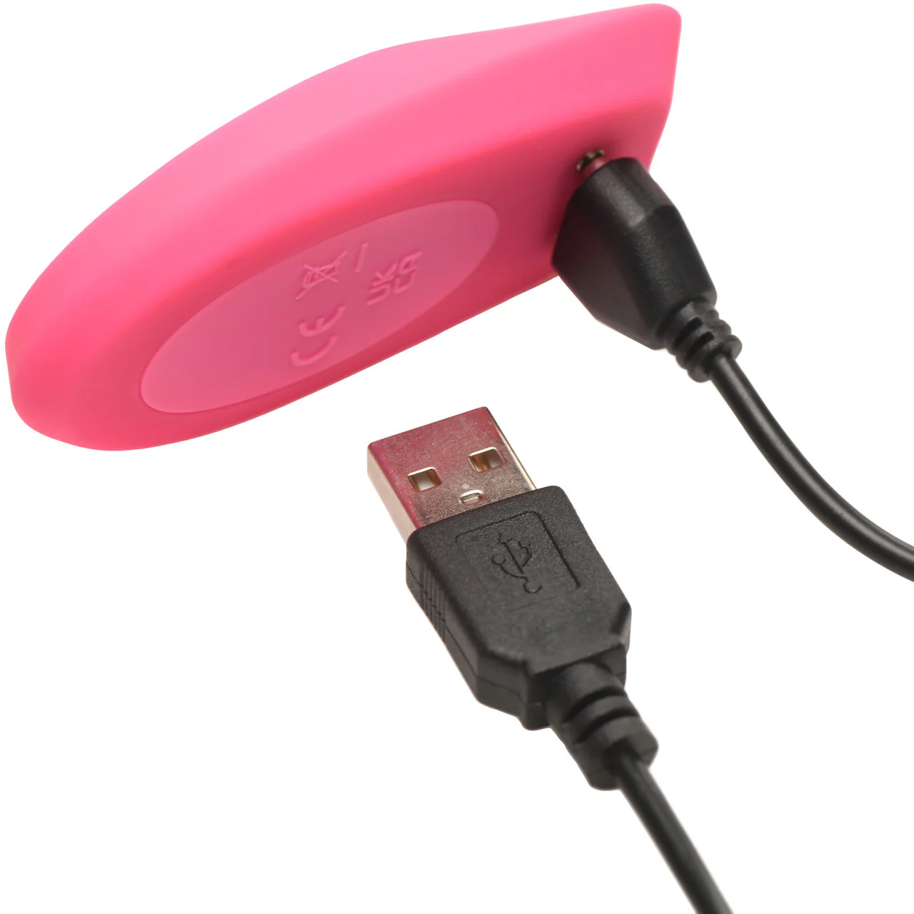 Inmi Spin 'N' Grind Rotating & Vibrating Silicone Rechargeable Grinder With Remote - Pink - Image 11
