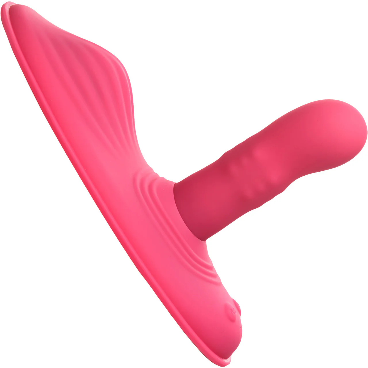 Inmi Spin 'N' Grind Rotating & Vibrating Silicone Rechargeable Grinder With Remote - Pink - Image 6