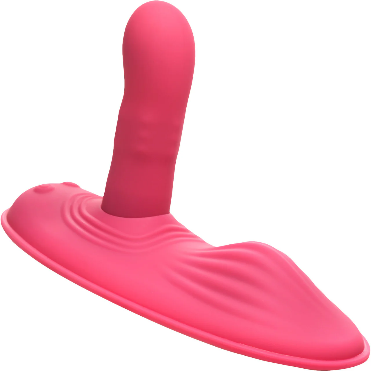 Inmi Spin 'N' Grind Rotating & Vibrating Silicone Rechargeable Grinder With Remote - Pink - Image 8
