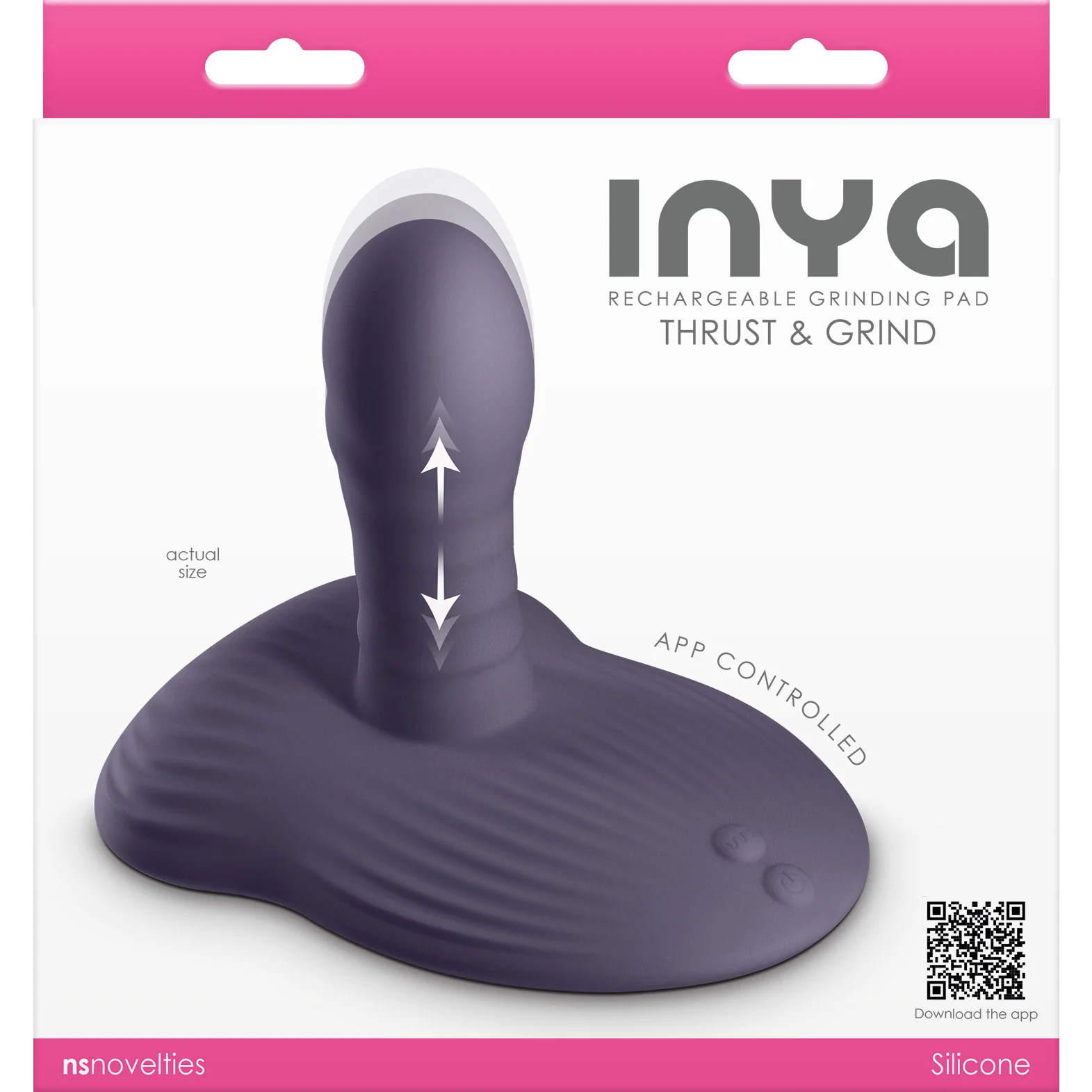 INYA Thrust & Grind Rechargeable Silicone Vibrating Grinder - Image 3
