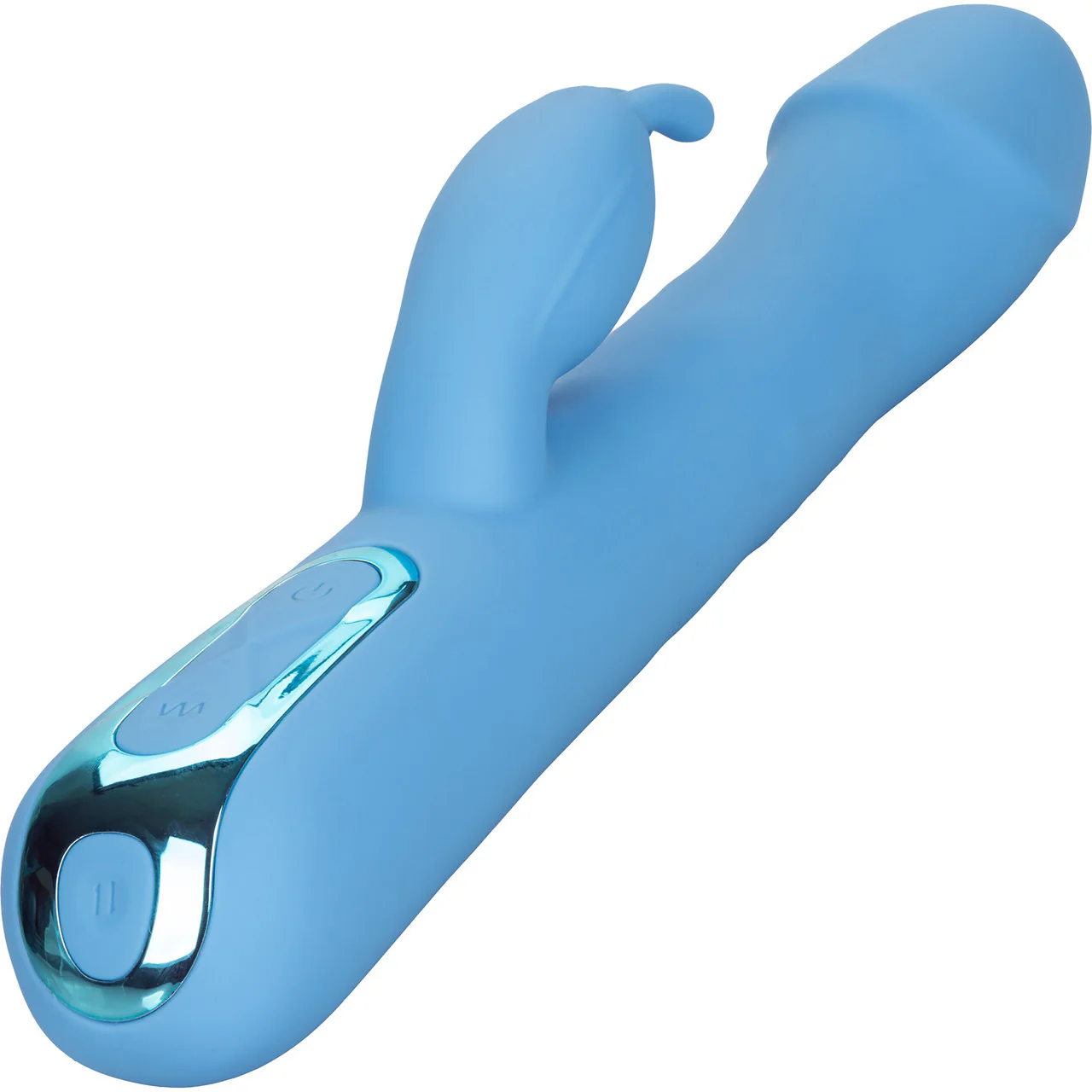 Jack Rabbit Elite Rotating Rabbit Silicone Rechargeable Dual Stimulation Vibrator By CalExotics - Image 6