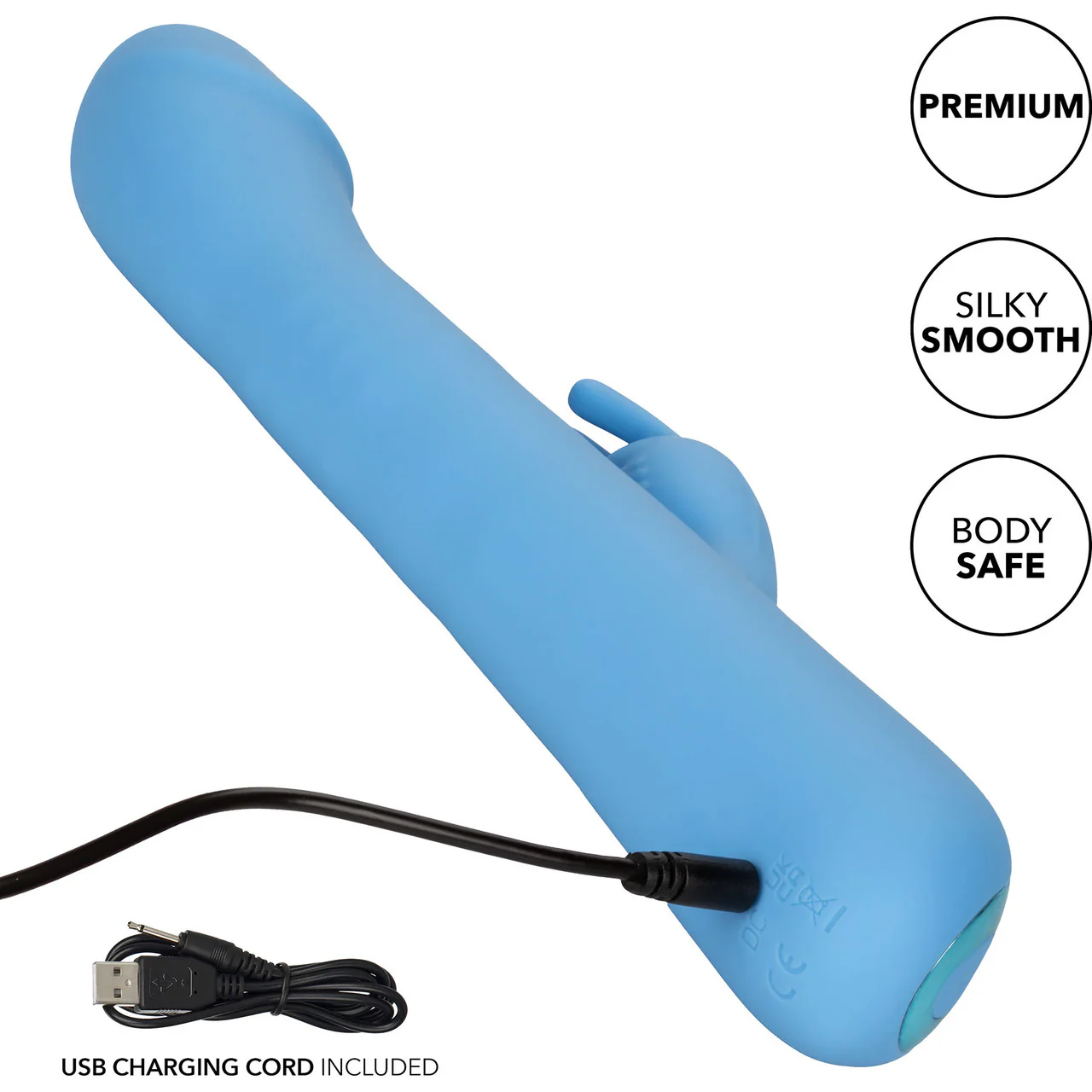 Jack Rabbit Elite Rotating Rabbit Silicone Rechargeable Dual Stimulation Vibrator By CalExotics - Image 8