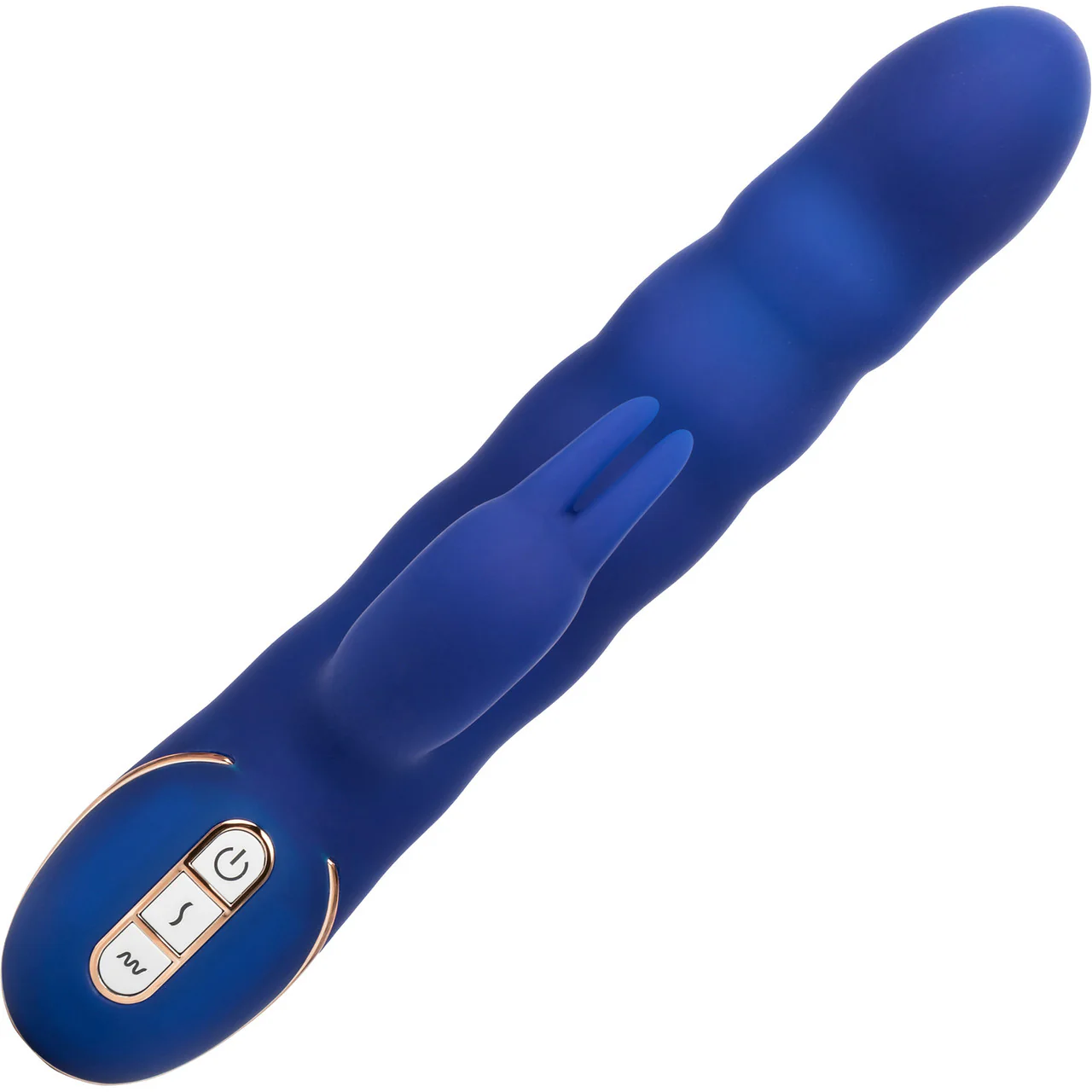 Jack Rabbit Signature Silicone Wave Motion Rabbit Rechargeable Dual Stimulation Vibrator By CalExotics - Image 5