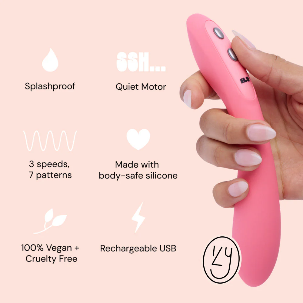 Je Joue ILY The Wand Flexible Warming Silicone G-Spot Wand - Image 7