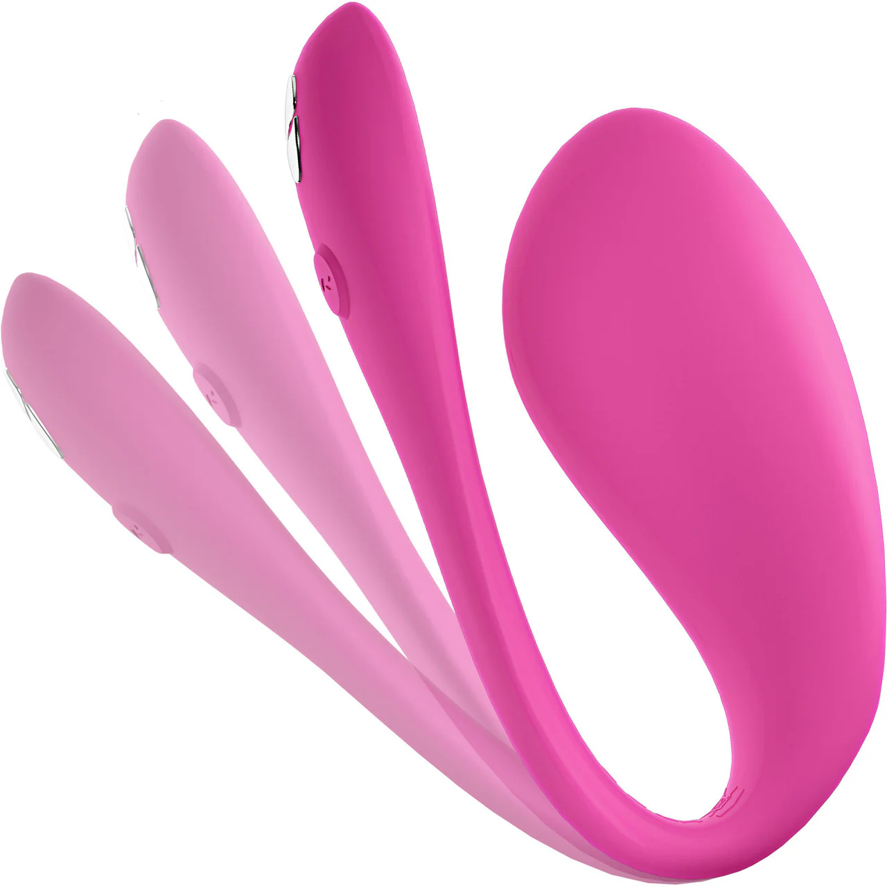 Jive 2 By We-Vibe Rechargeable Silicone App Controlled Wearable G-Spot Vibrator - Electric Pink - Image 4