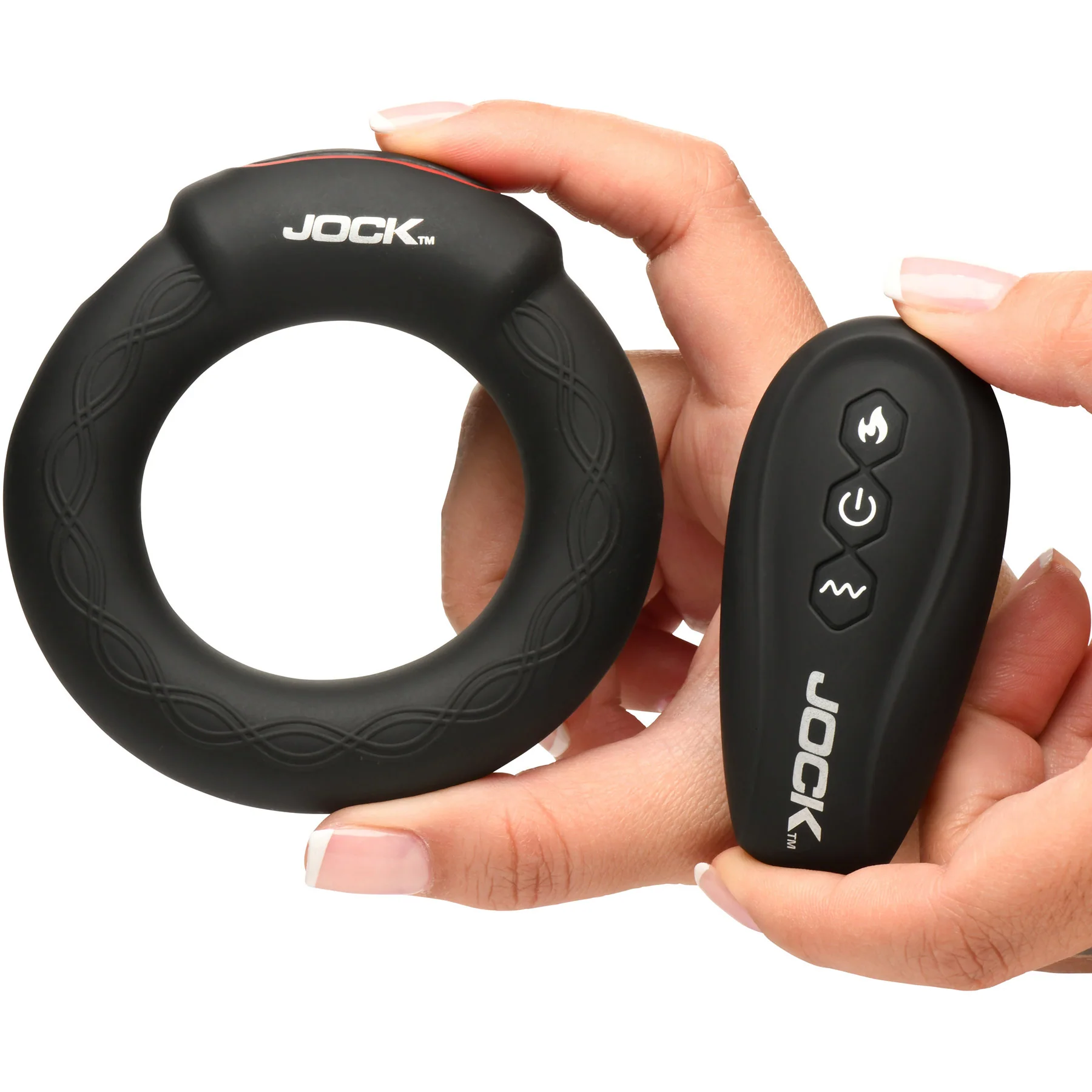 Jock Rumbler Vibrating & Warming Rechargeable Cock Ring With Remote - Image 11