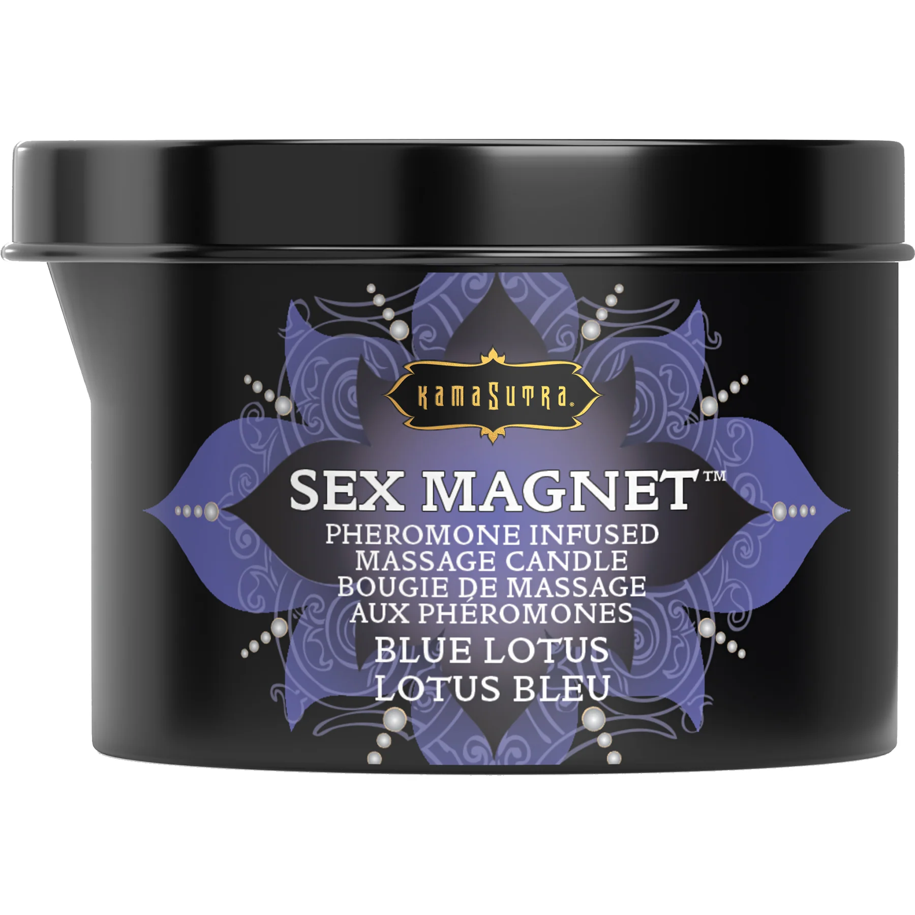 Kama Sutra Sex Magnet Pheromone Massage Candle - Blue Lotus