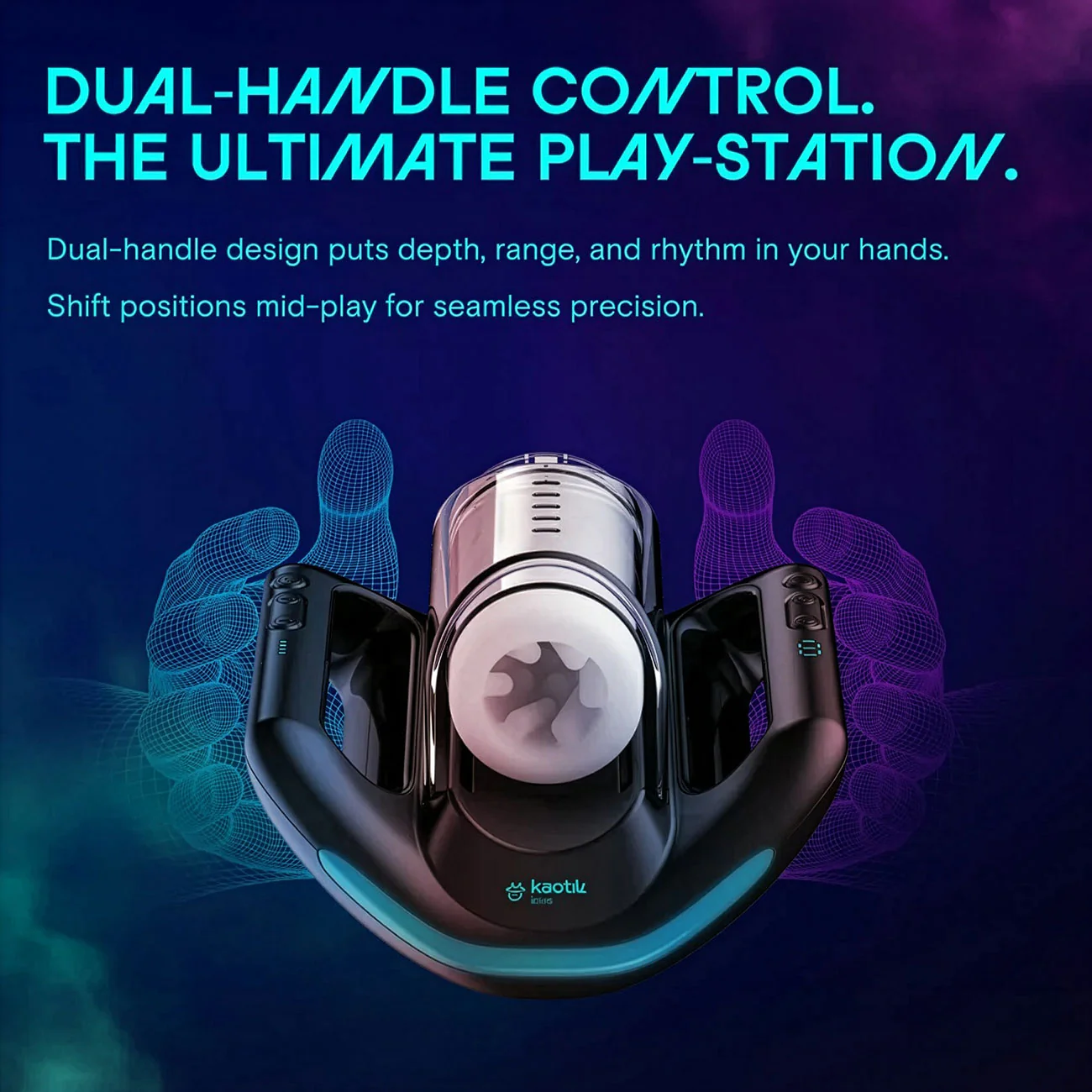 Kaotik Labs The Jetpack App Enabled Double-Handed Thrusting Penis Masturbator - Image 10