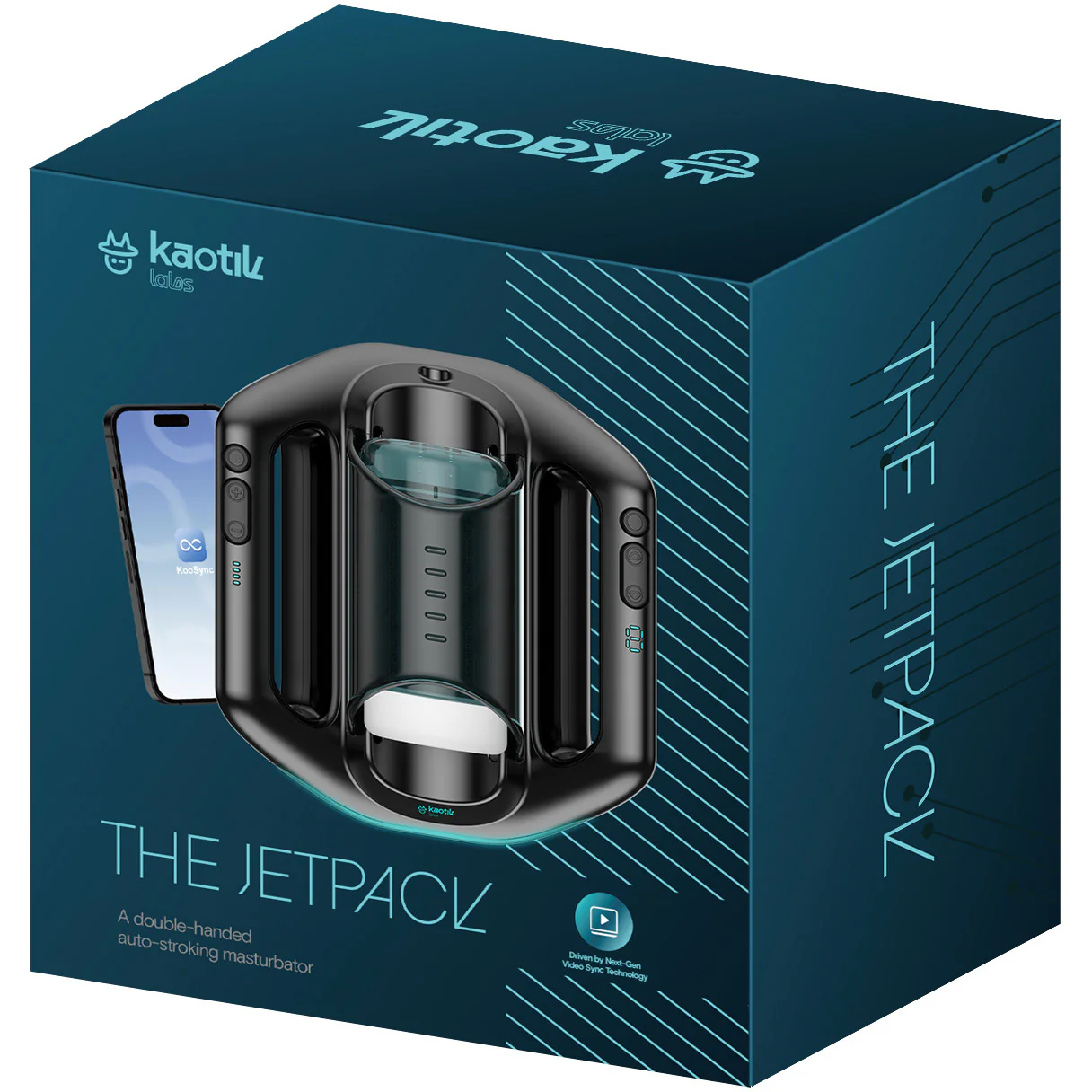Kaotik Labs The Jetpack App Enabled Double-Handed Thrusting Penis Masturbator - Image 26