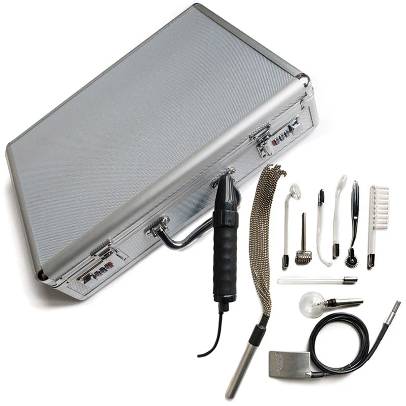 Kinklab Agent Noir Neon Wand Electrosex Kit - Image 2