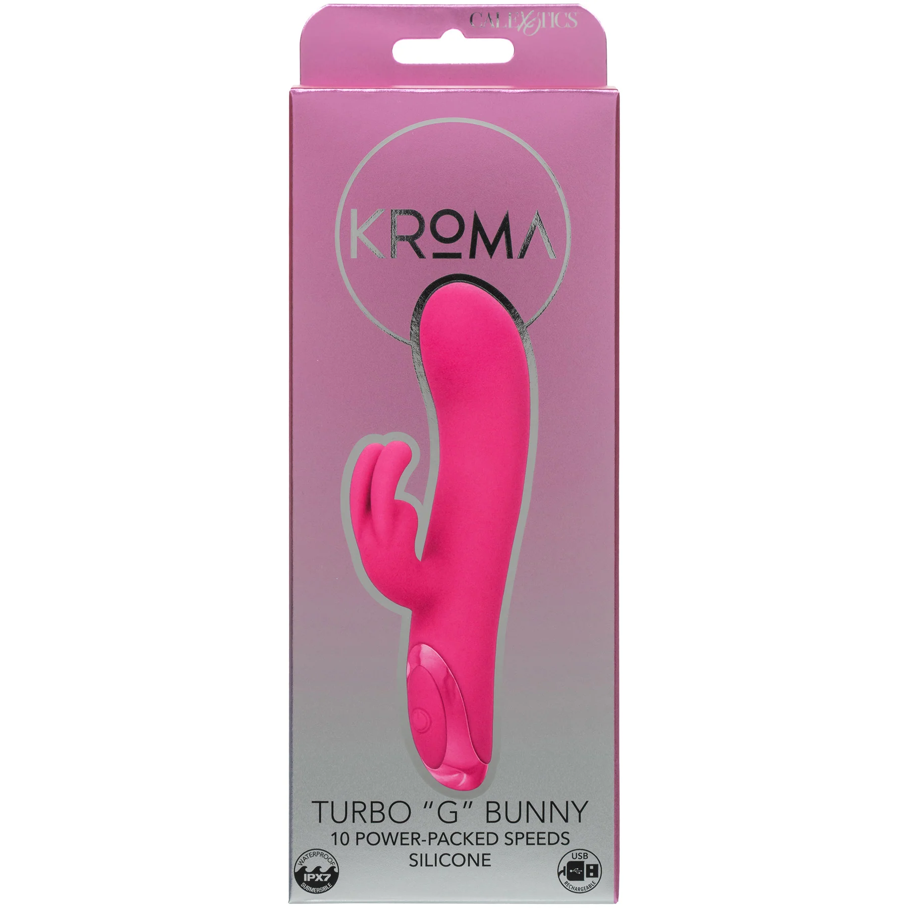 Kroma Turbo "G" Bunny Silicone Rabbit Style Vibrator By CalExotics - Image 2