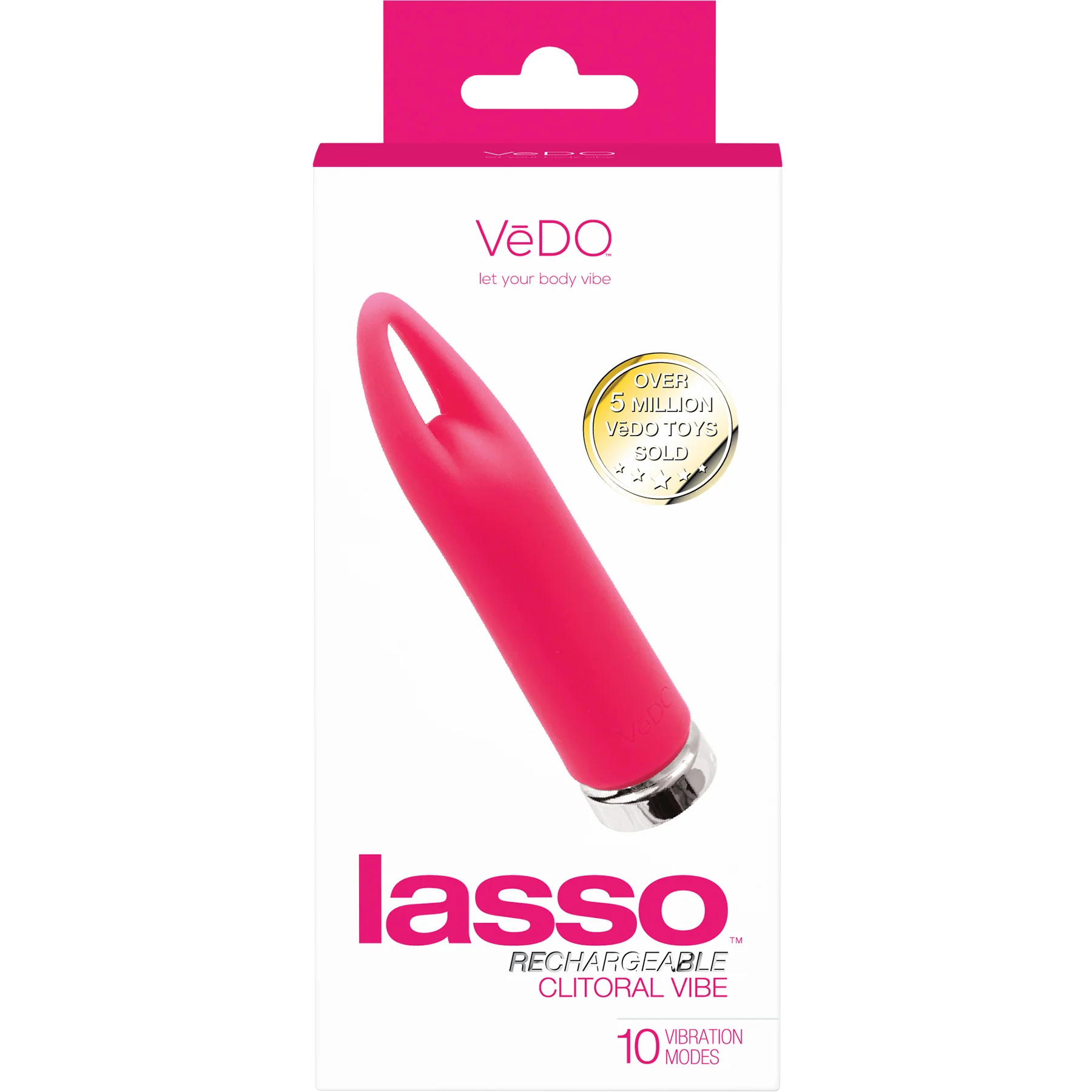 LASSO Rechargeable Waterproof Silicone Clitoral Vibrator By VeDO - Image 9
