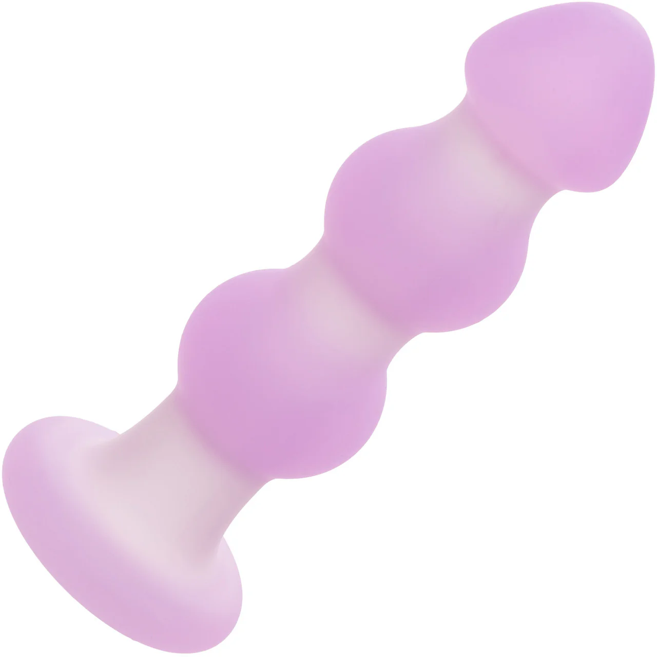 Lavender Haze™ Beaded Probe Rechargeable Waterproof Silicone Vibrating Butt Plug - Image 3