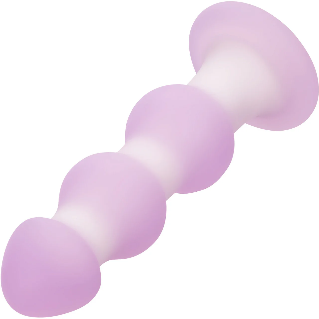 Lavender Haze™ Beaded Probe Rechargeable Waterproof Silicone Vibrating Butt Plug - Image 5