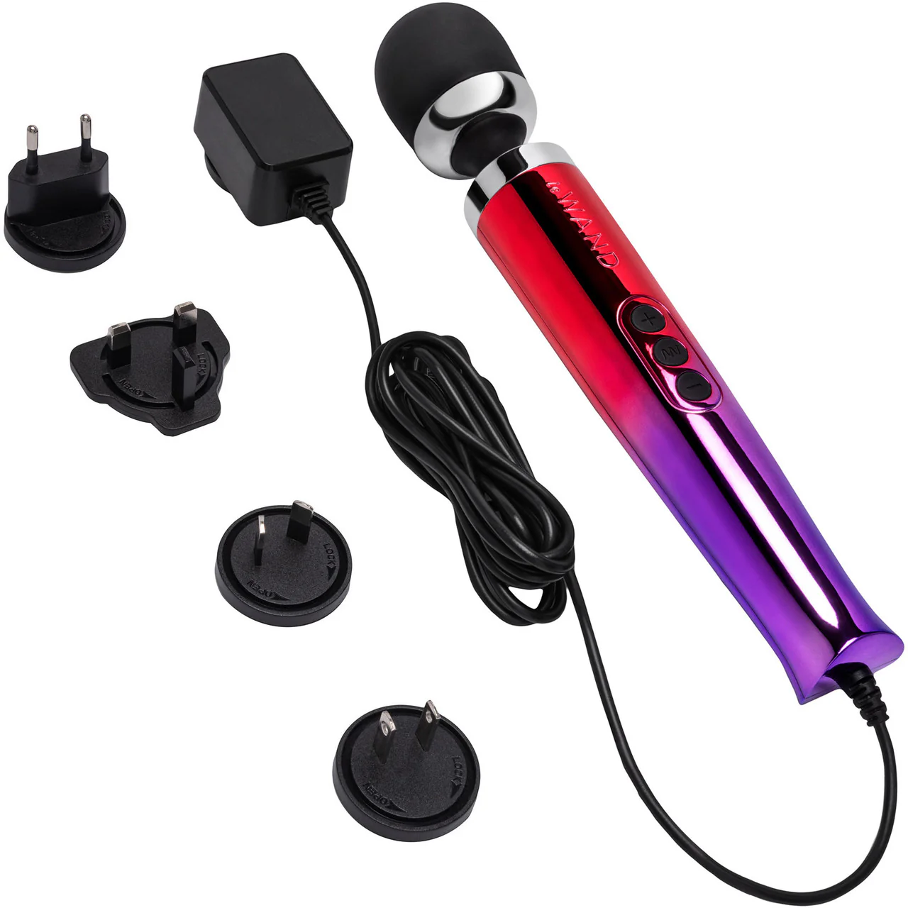 Le Wand Die Cast Plug-In Vibrating Body Massager - Ombre - Image 4