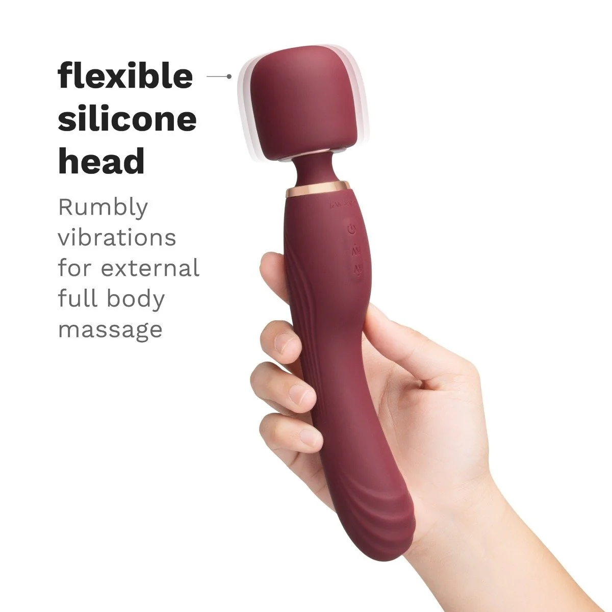 Le Wand Flat Top Fusion G Double-Ended Petite Wand Silicone Vibrator - Image 8