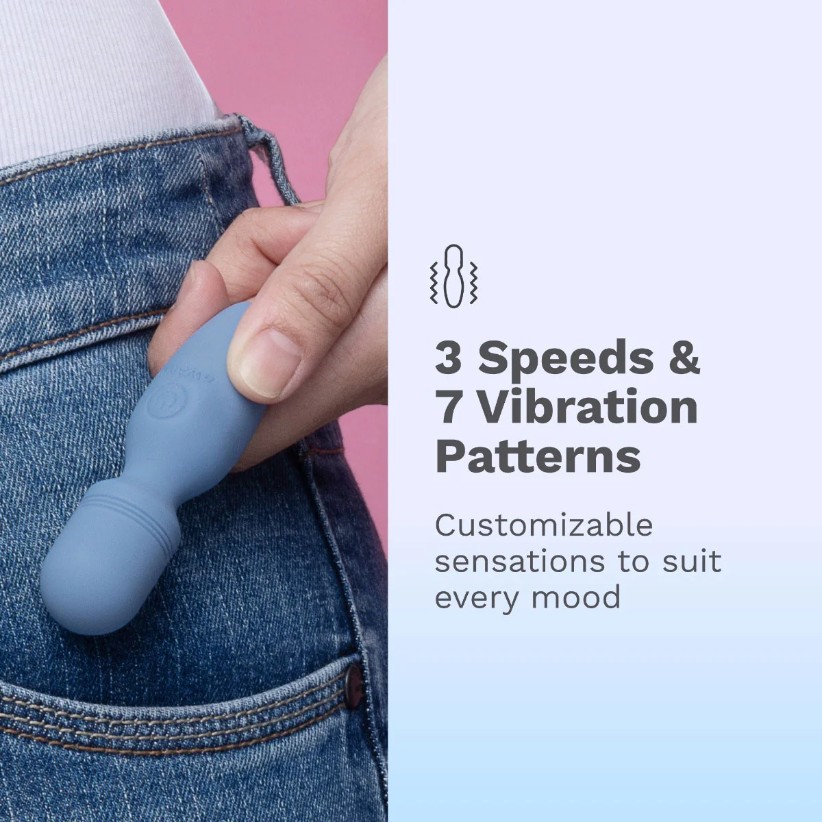 Le Wand Mini Vibe Pocket Wand Rechargeable Mini Wand Vibrator - Image 2