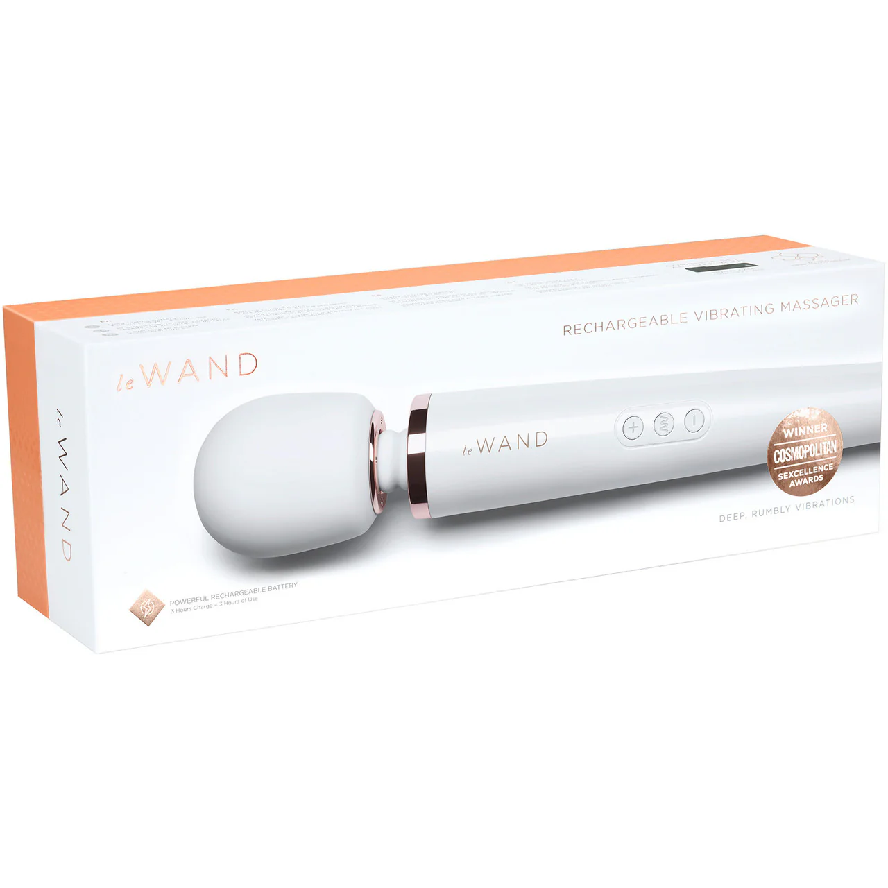 Le Wand Rechargeable Vibrating Body Massager - Pearl White - Image 7