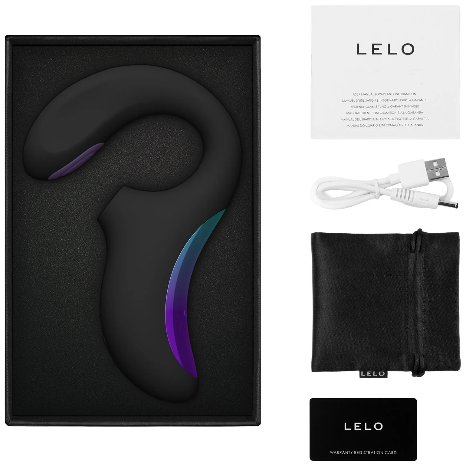 LELO ENIGMA™ Double Sonic Rechargeable Silicone Multi-Stimulation Sensonic™ Vibrator - Image 5