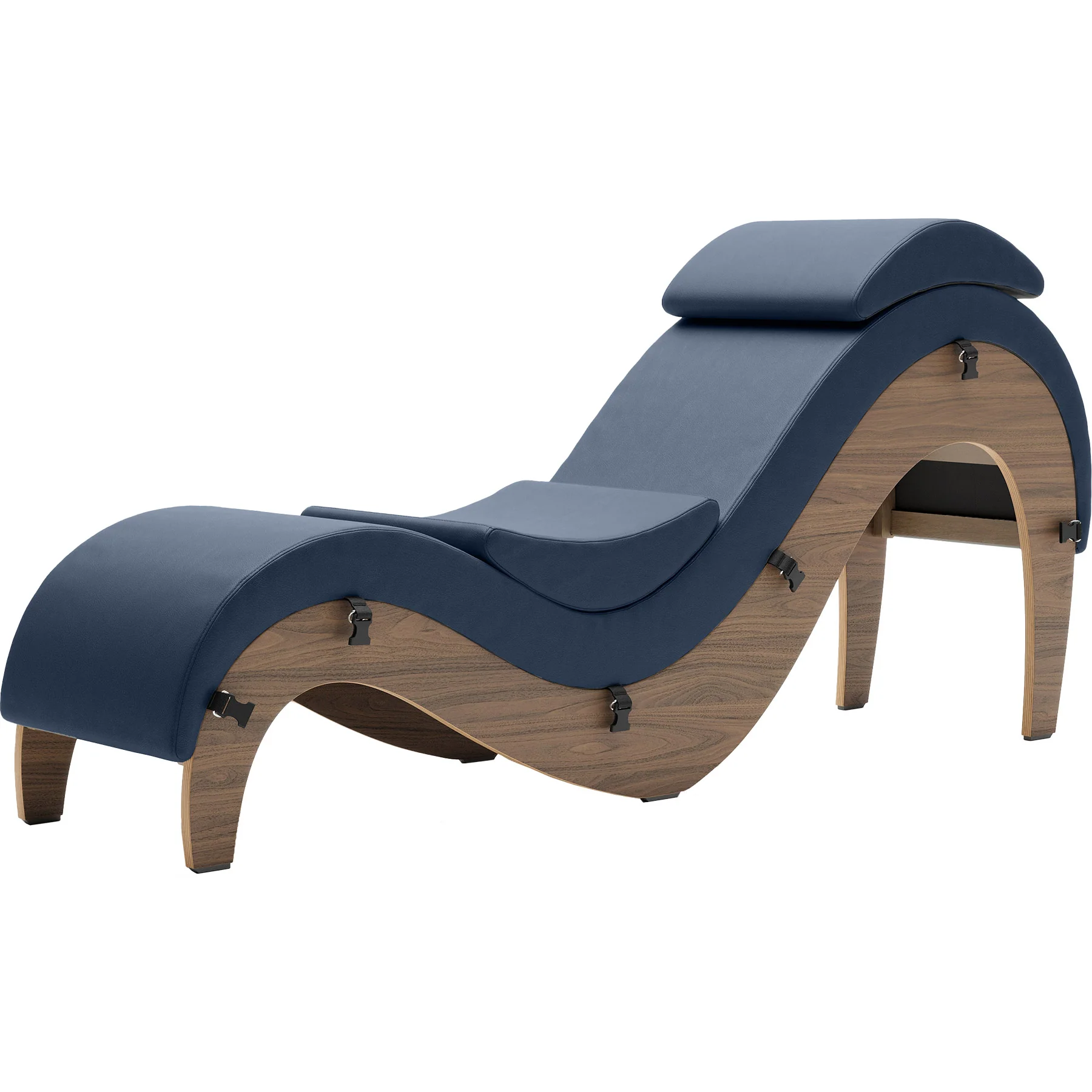 Liberator Supervio Luxury Chaise With Cuff Kit Restraints - Wood & SynLeather™ - Image 15