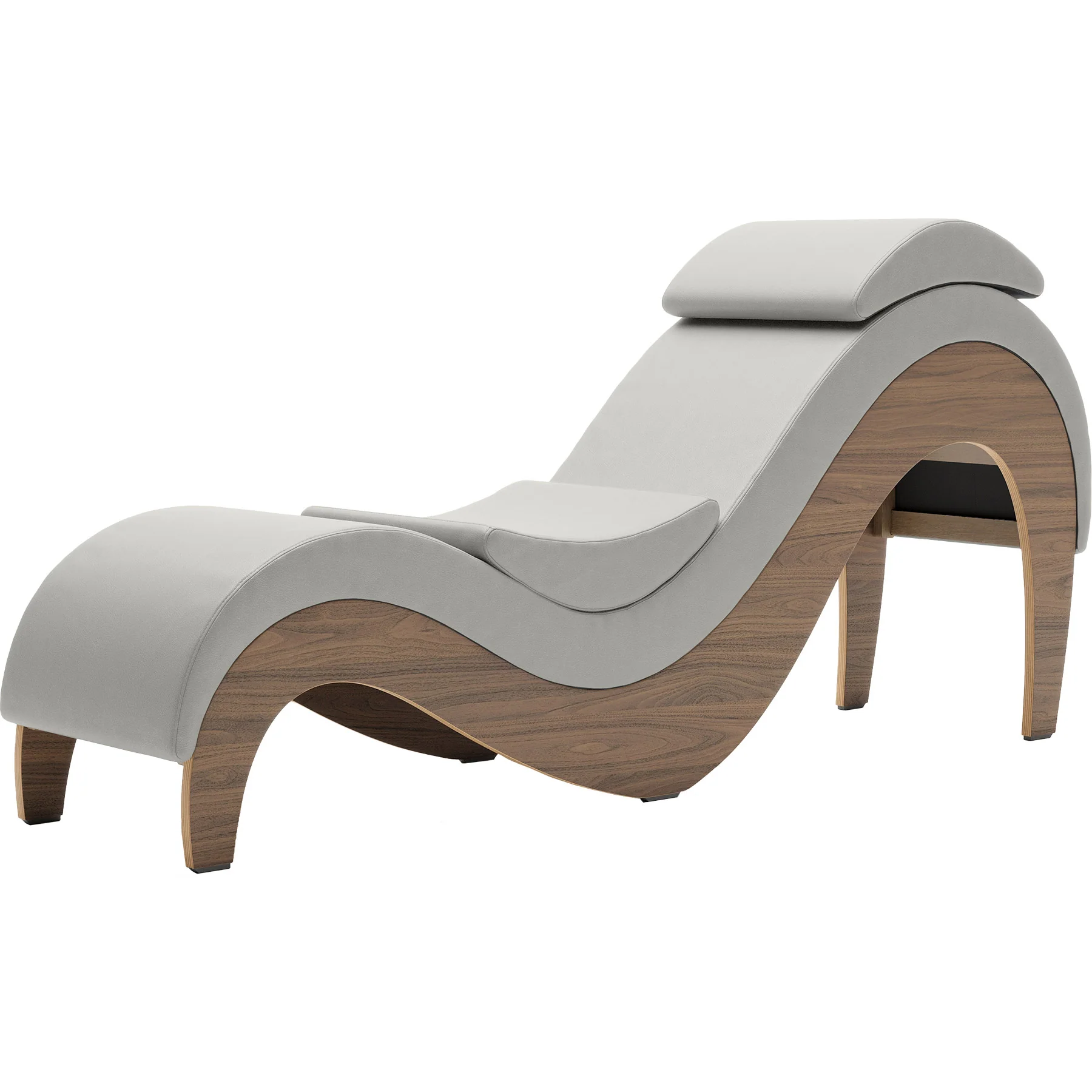 Liberator Supervio Luxury Chaise With Cuff Kit Restraints - Wood & SynLeather™ - Image 4