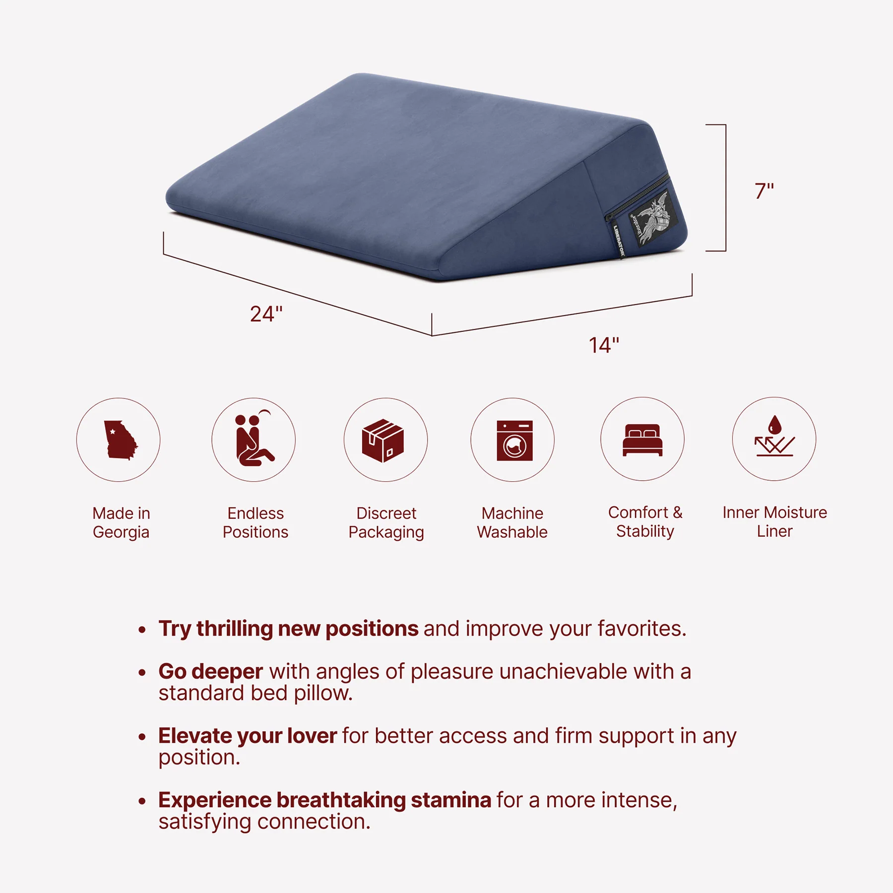Liberator SynLeather Wedge Sex Pillow - Image 15
